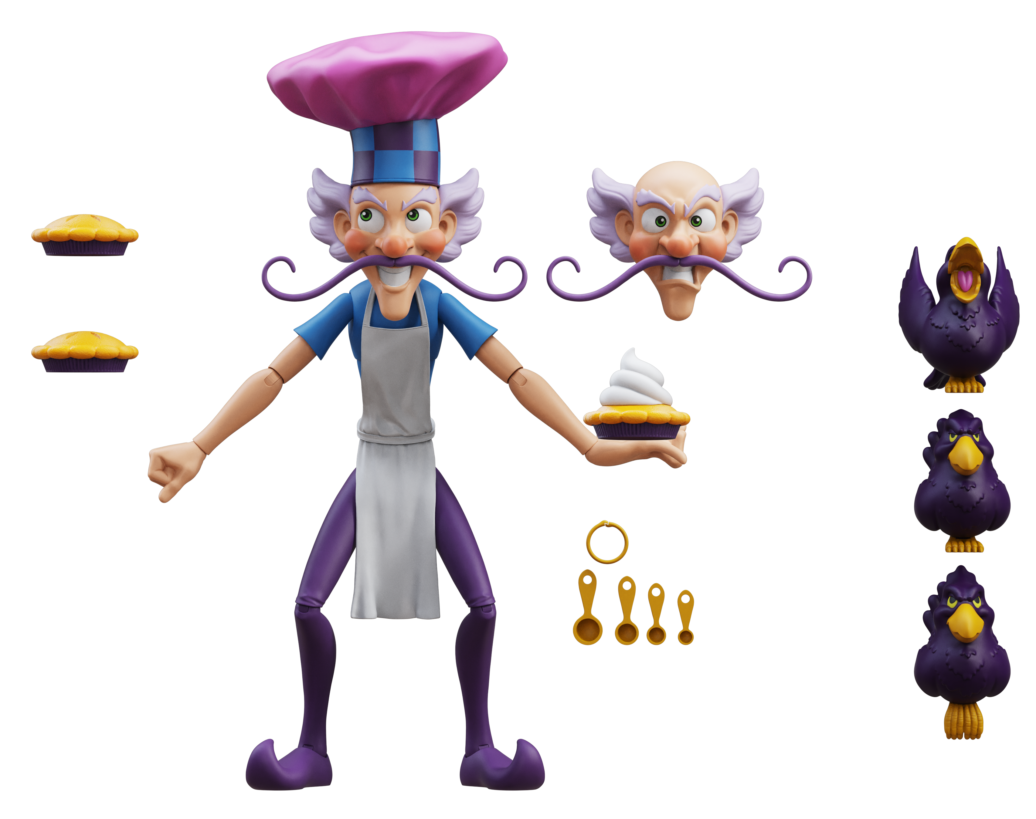 Strawberry Shortcake Deluxe Action Figure: Purple Pieman