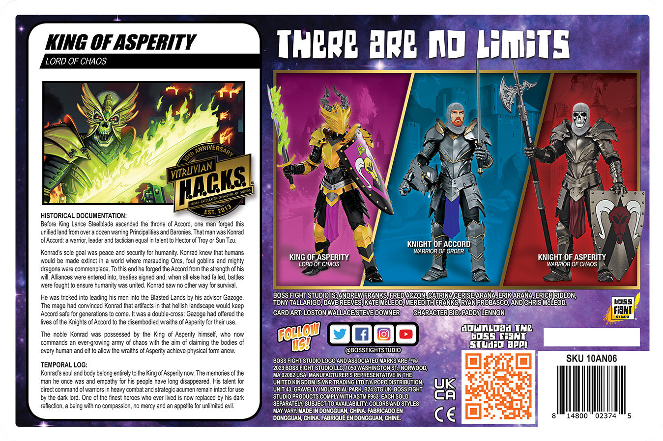 Vitruvian H.A.C.K.S. Action Figure: 10th Anniversary - King of Asperity