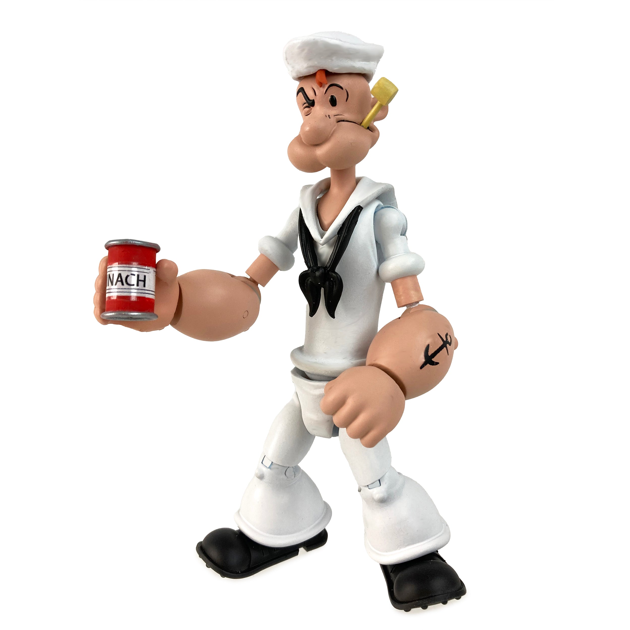 Popeye Classics Action Figure: Popeye White Sailor Suit