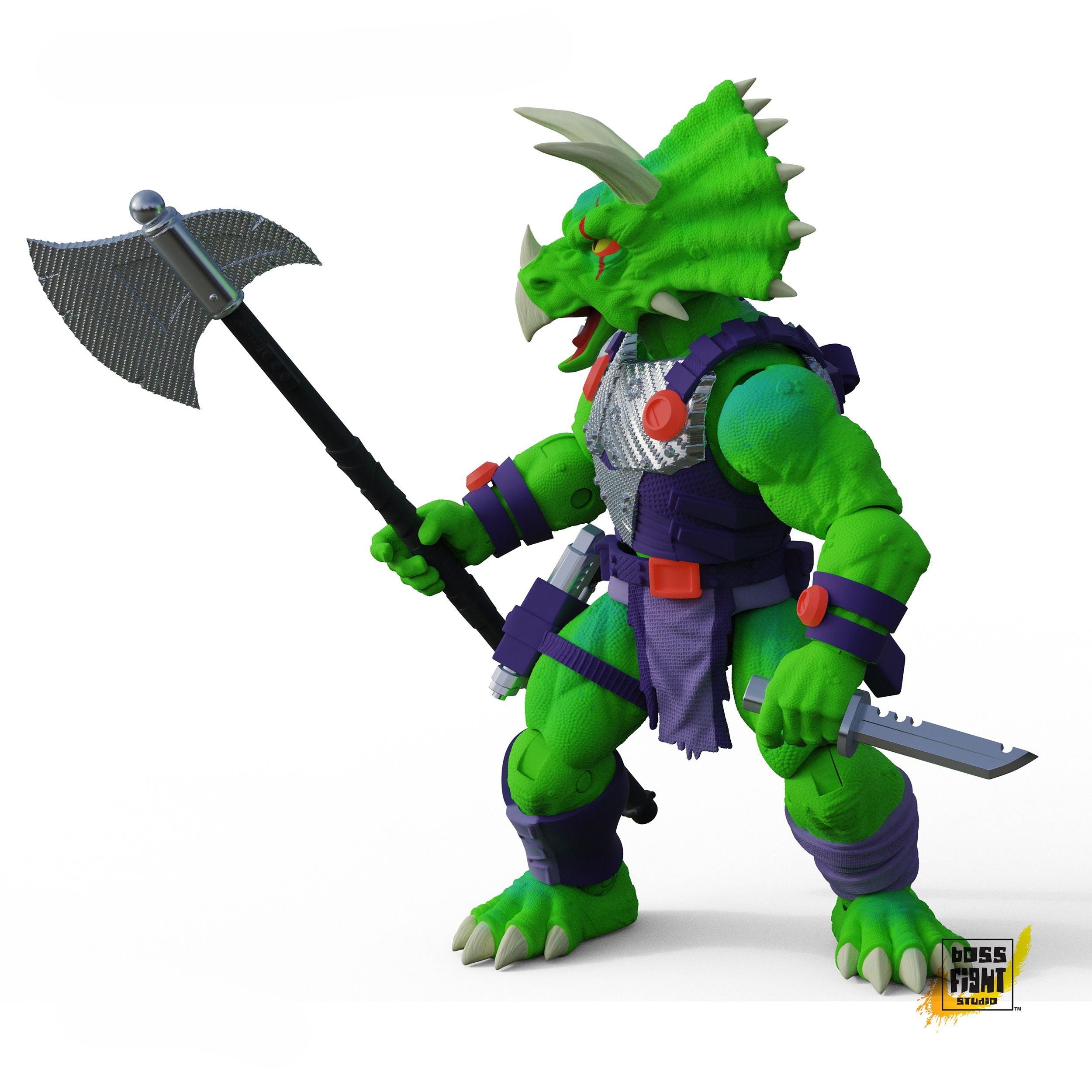 Saurozoic Warriors Action Figure: Triax Skiver