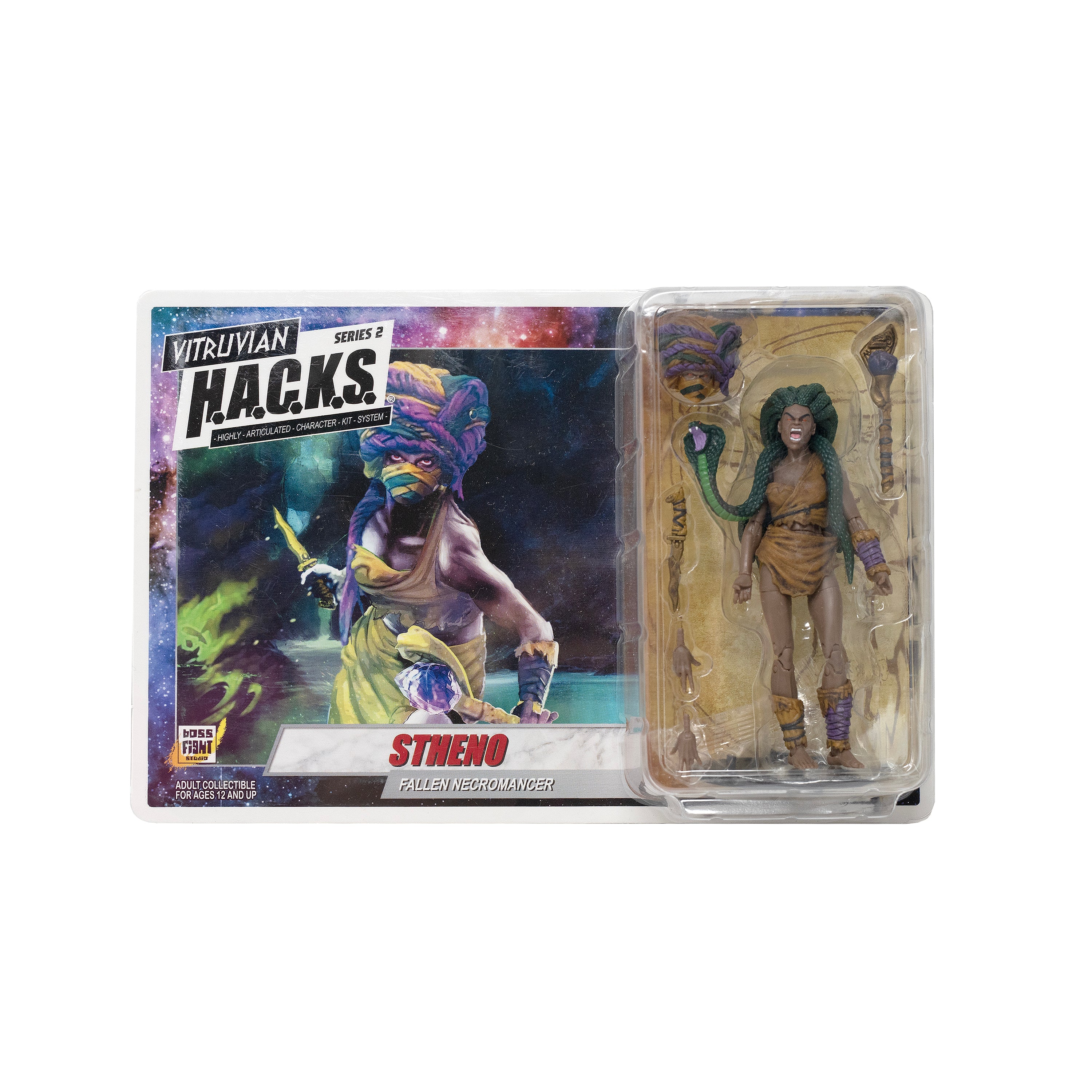 Vitruvian H.A.C.K.S. Action Figure: Stheno - Fallen Necromancer