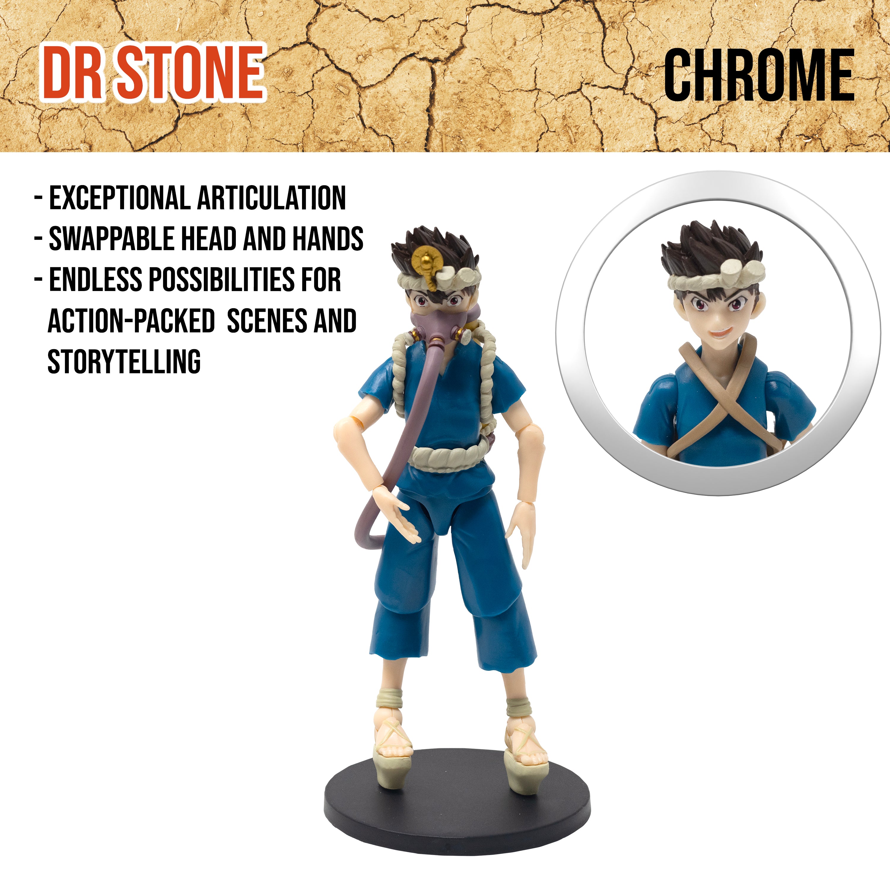 Dr. STONE - Chrome Action Figure