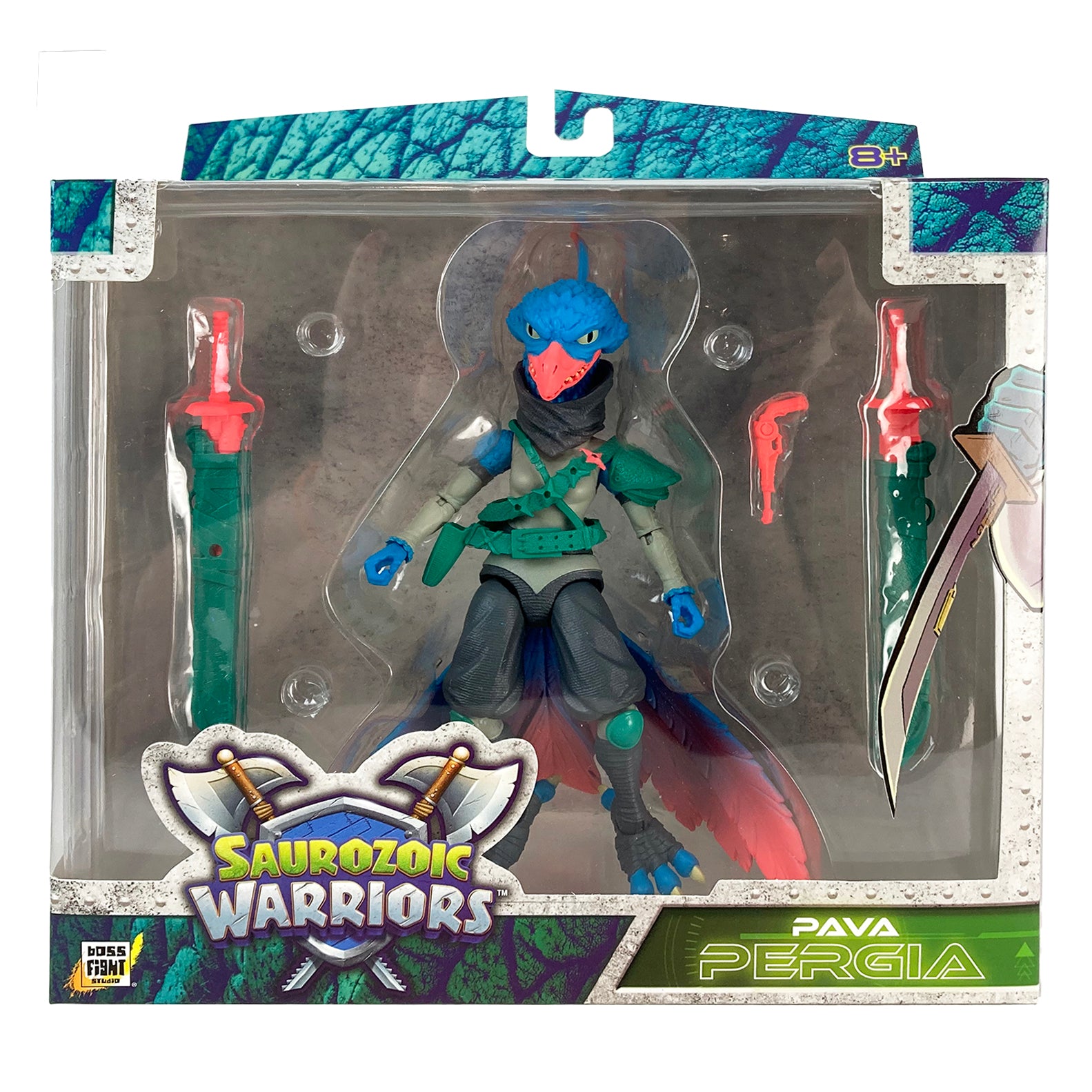 Saurozoic Warriors Action Figure: Pava Pergia