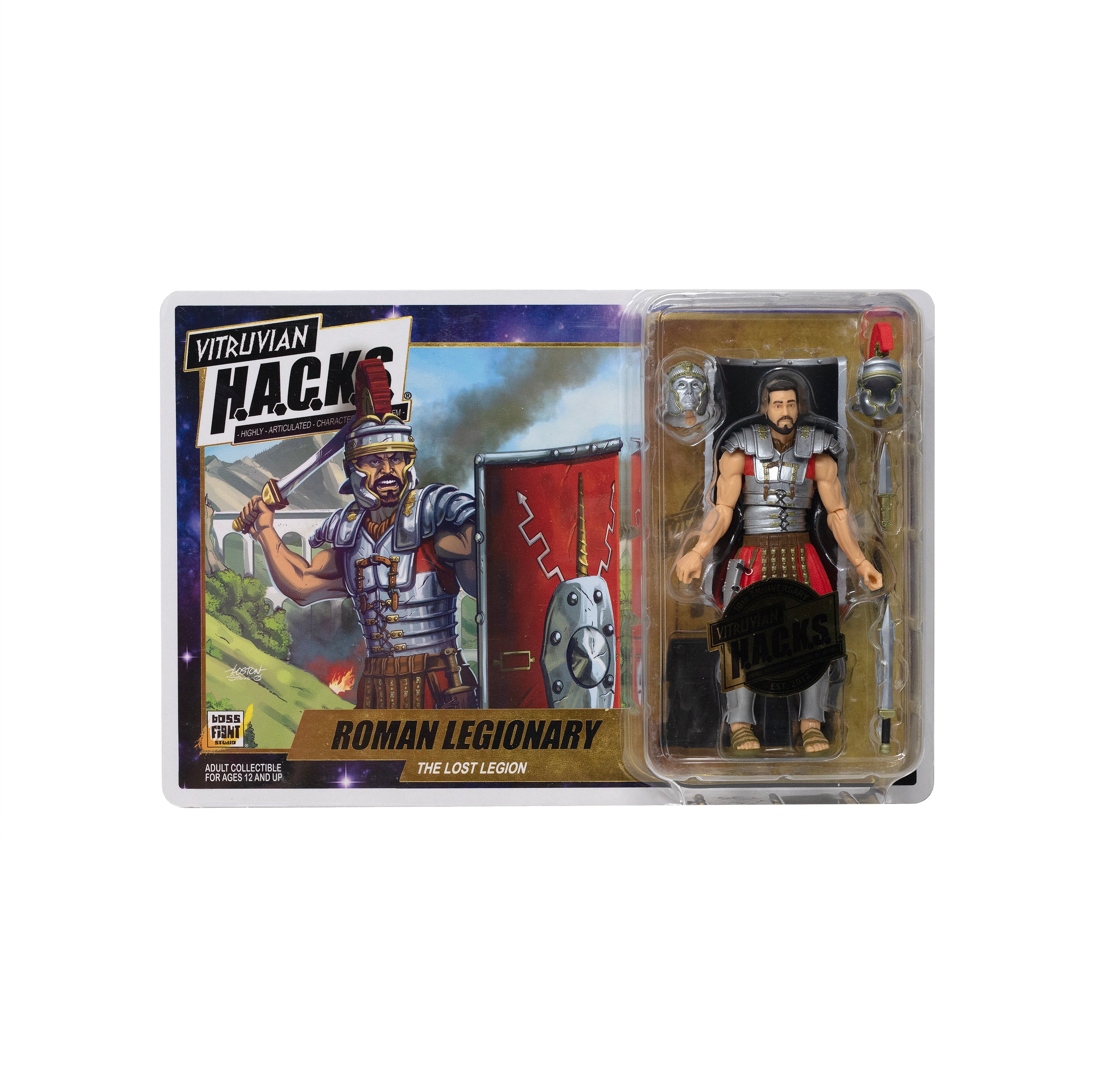 Vitruvian H.A.C.K.S. Action Figure – Roman Legionary, 10th Anniversary Edition
