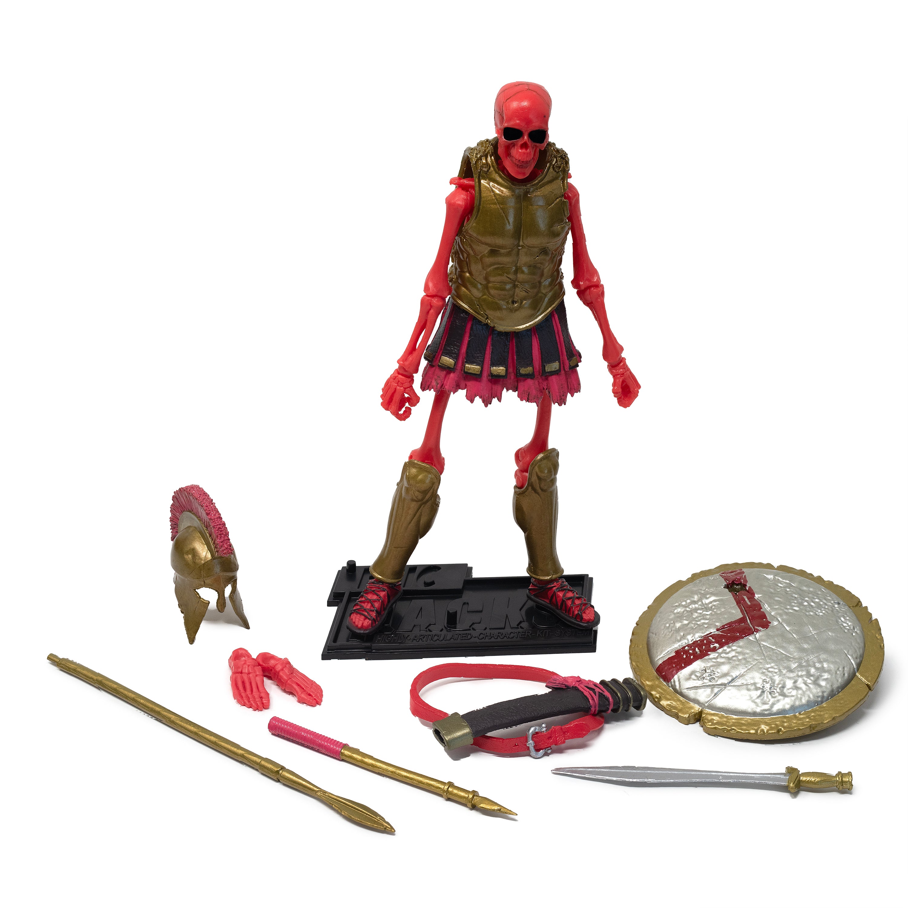 Epic H.A.C.K.S. Action Figure: Spartan Warrior Skeleton