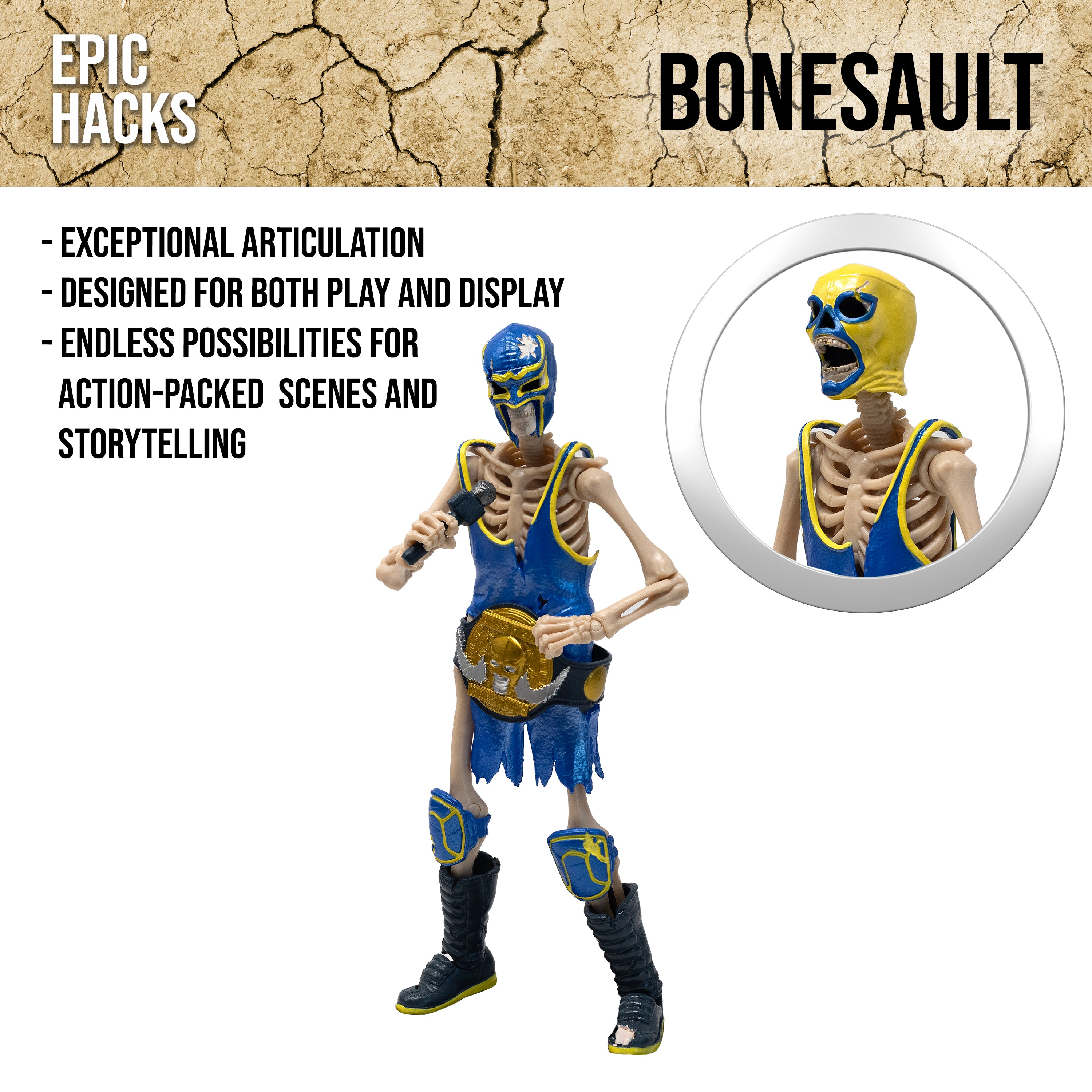Epic H.A.C.K.S. Action Figure: Bonesault