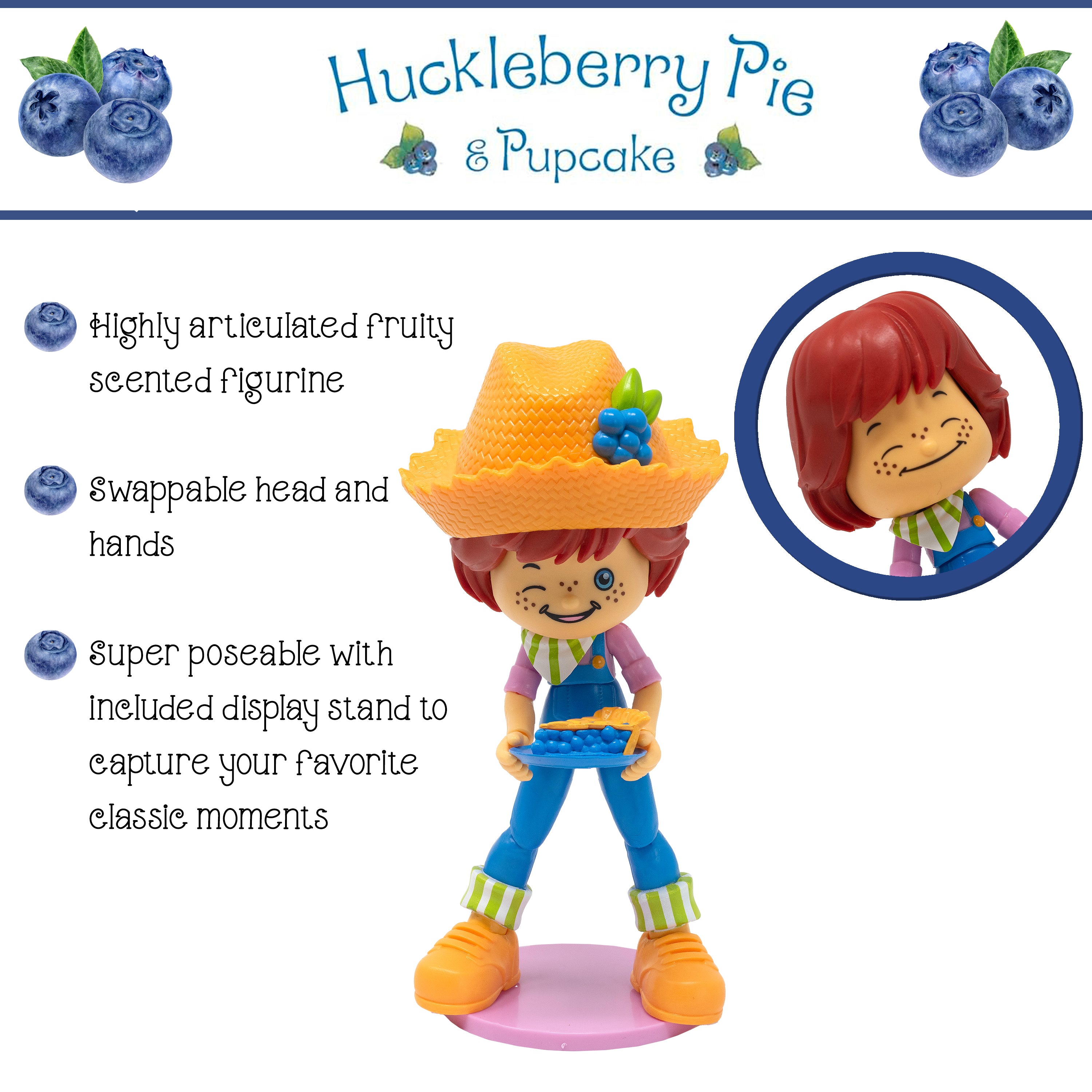 Strawberry Shortcake Deluxe Action Figure: Huckleberry Pie Action Figure