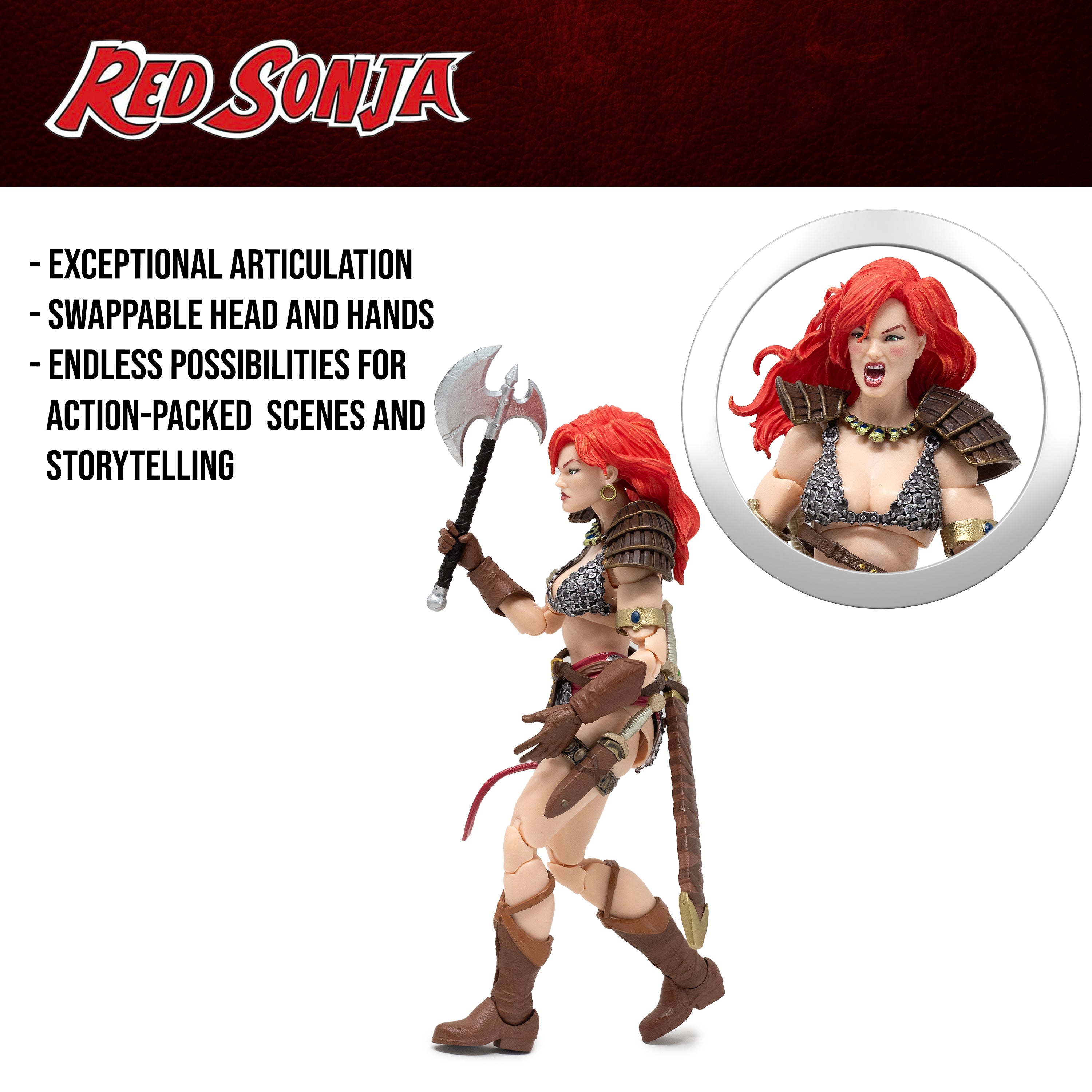 Red Sonja 1:12 Scale Epic H.A.C.K.S. Action Figure
