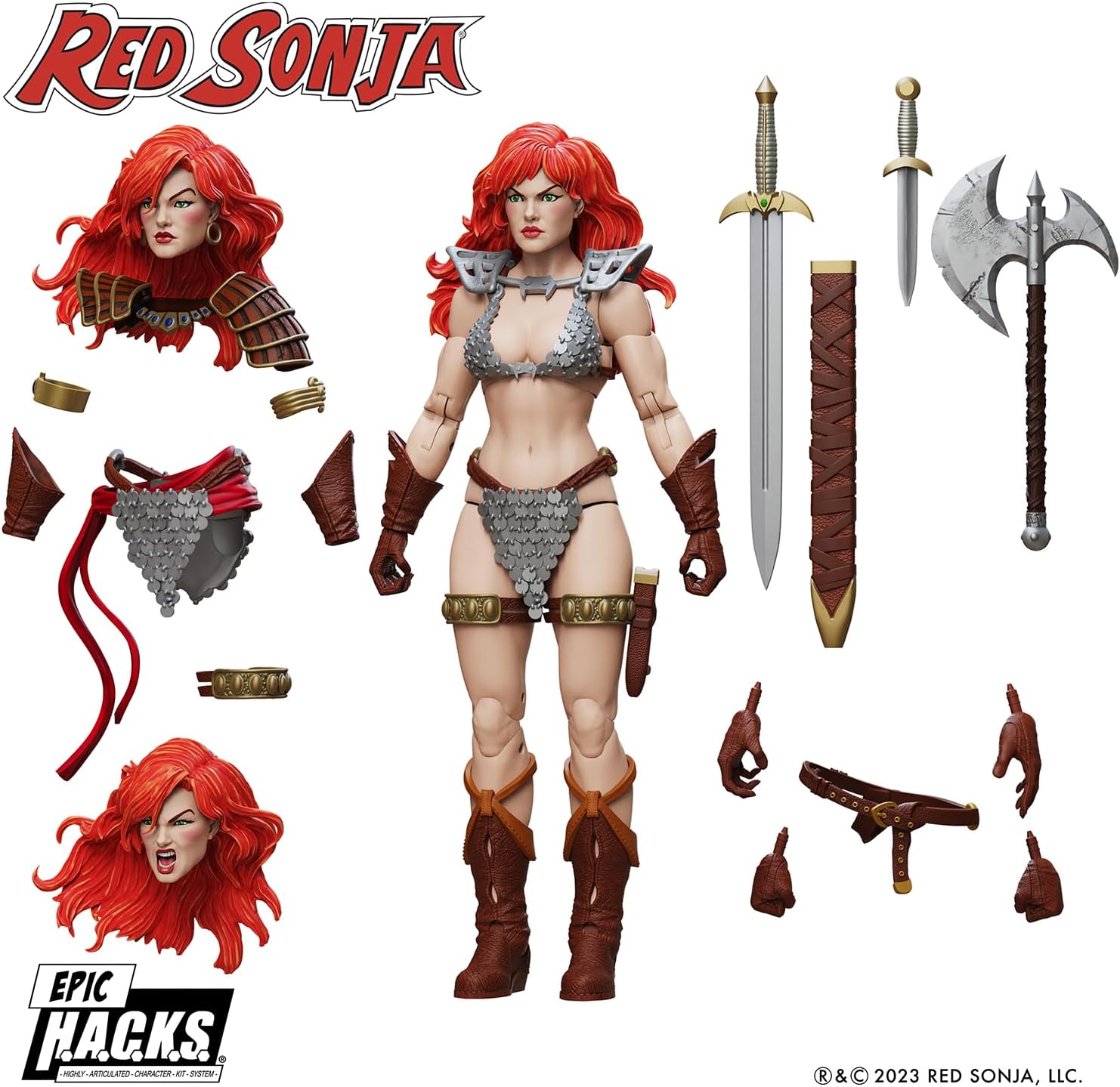 Red Sonja 1:12 Scale Epic H.A.C.K.S. Action Figure