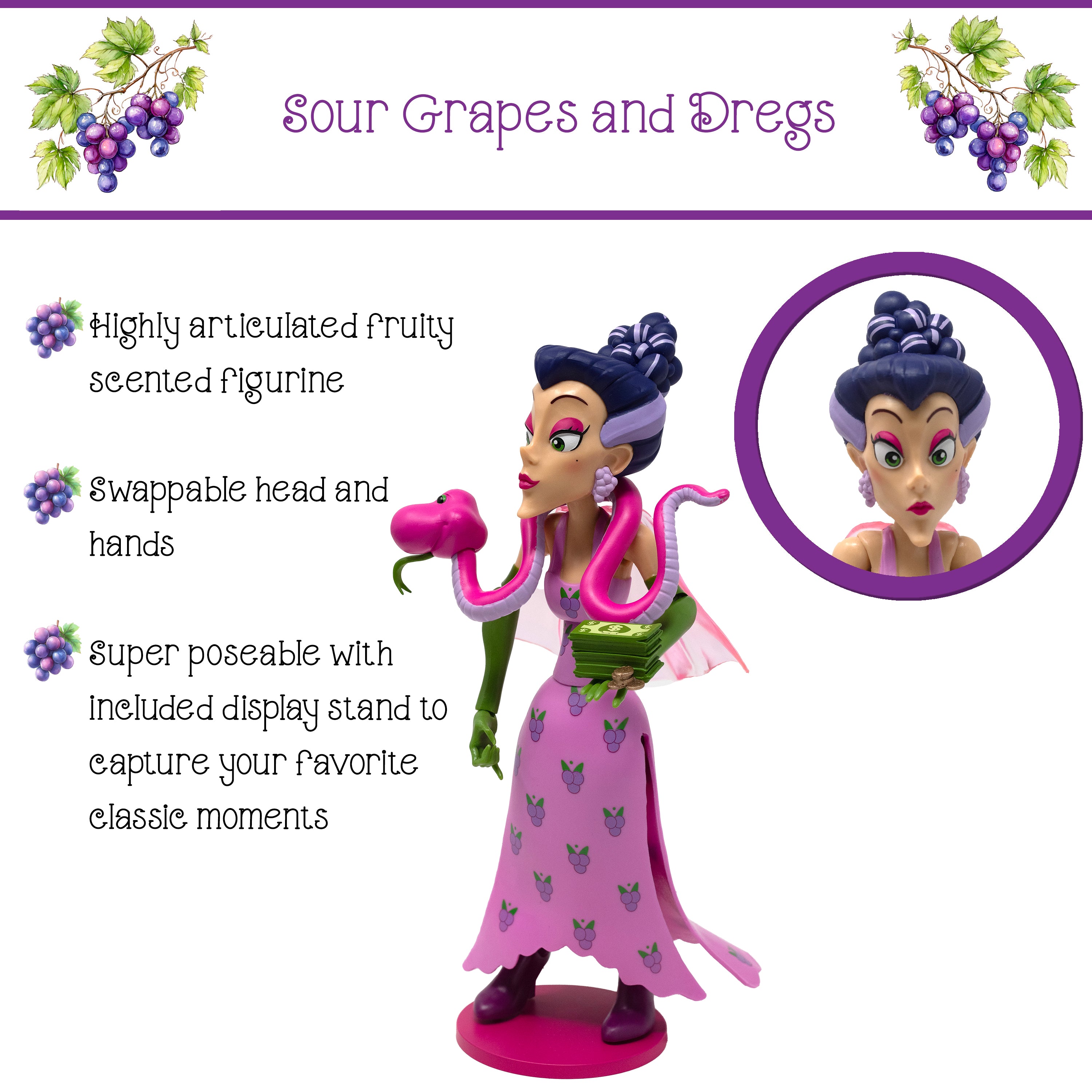 Strawberry Shortcake Deluxe Action Figure: Sour Grapes
