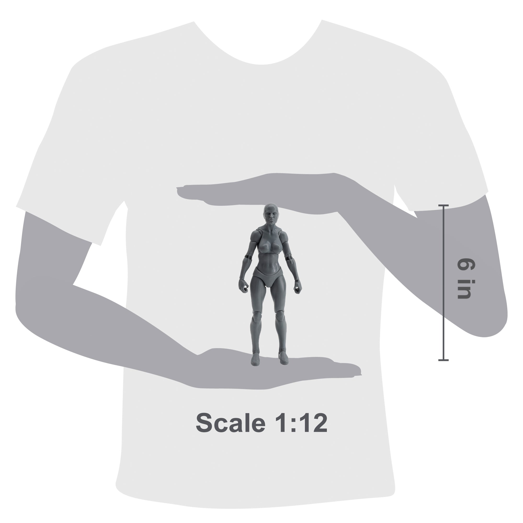 Epic H.A.C.K.S. Blanks: Shady Gray Female