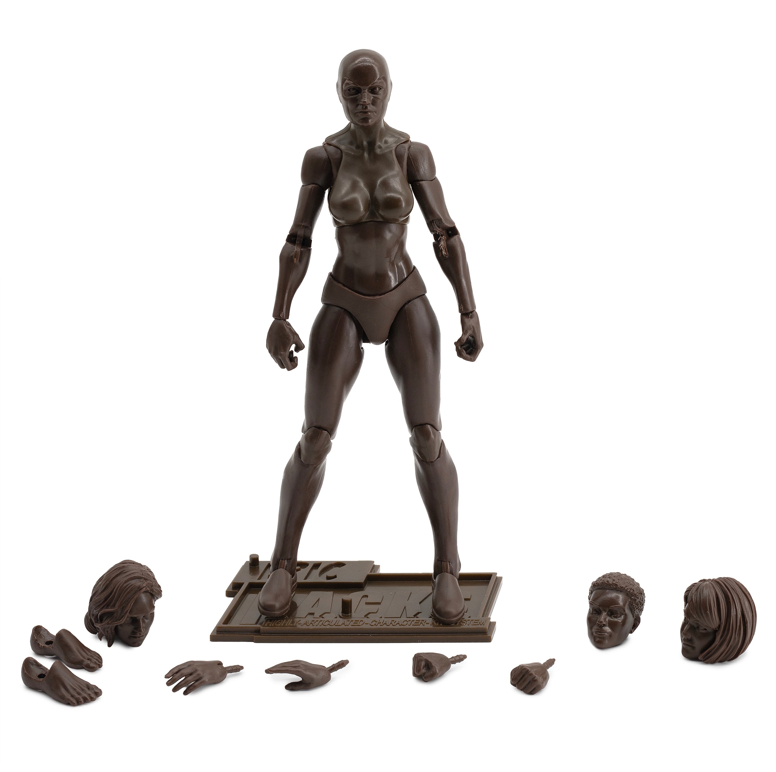 Epic H.A.C.K.S. Blanks: Coffee Brown Female