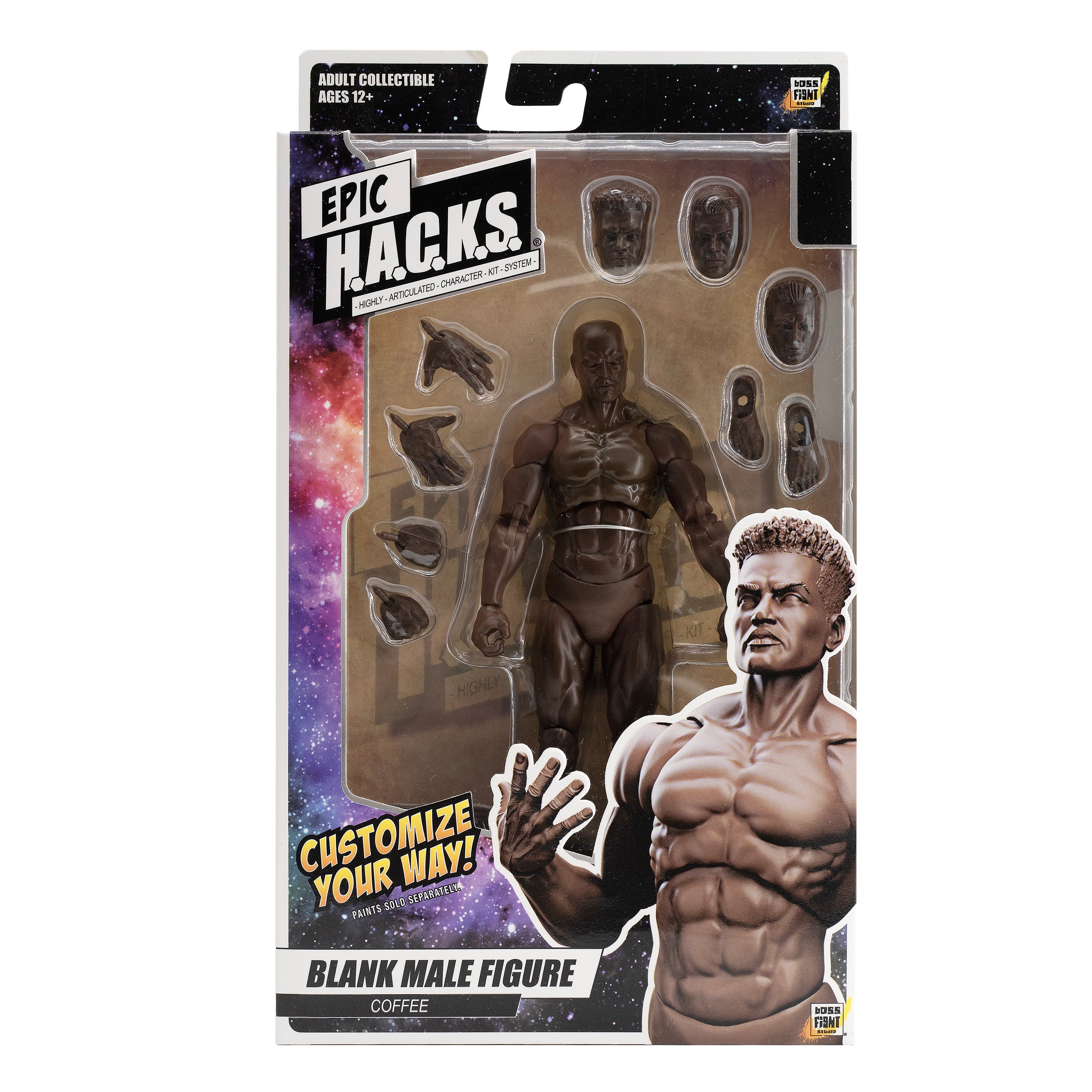 Epic H.A.C.K.S. Blanks: Coffee Brown Male