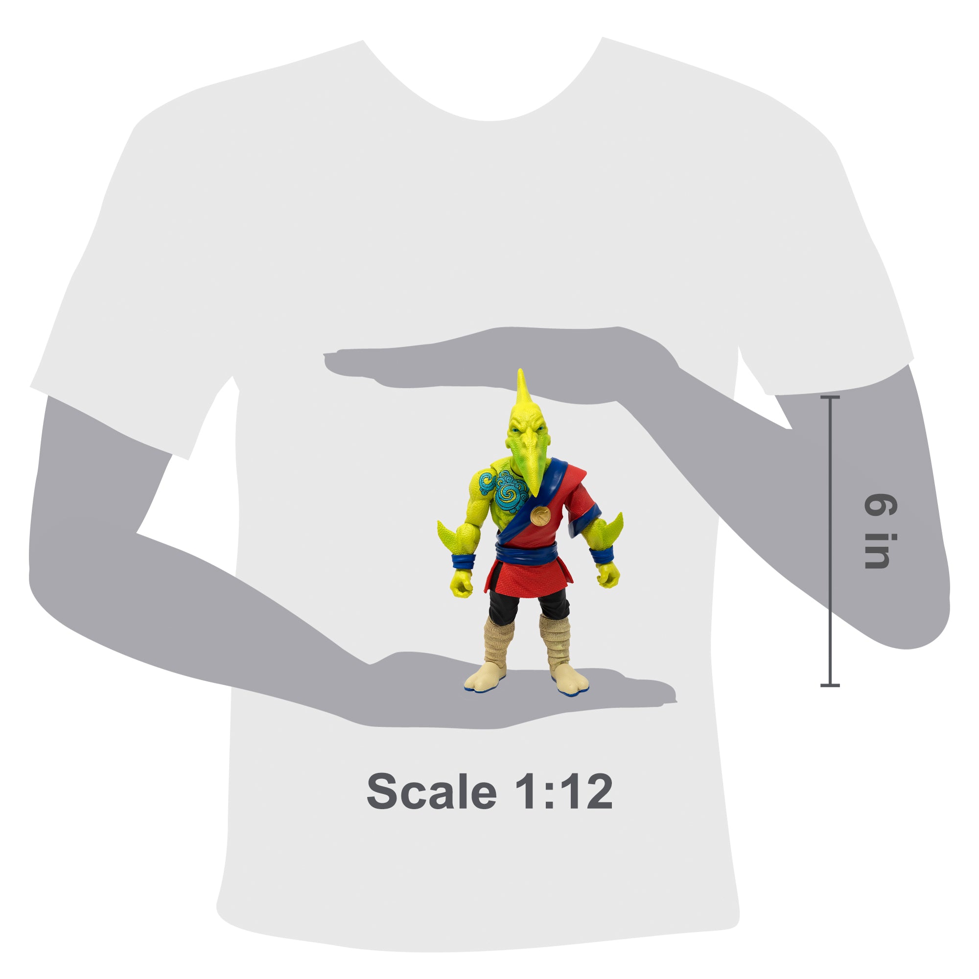 Saurozoic Warriors Action Figure: Fae Kwan Pterodactyl / Warrior Monk