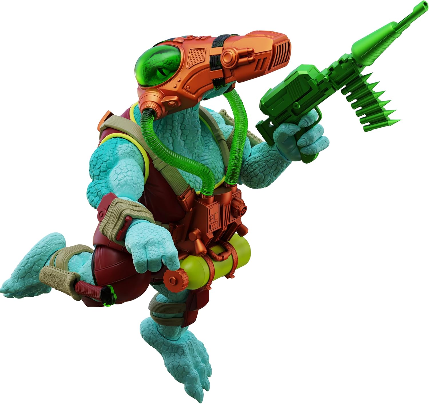 Saurozoic Warriors Action Figure: Javvik Mosa Mosasaurus / Underwater Assault