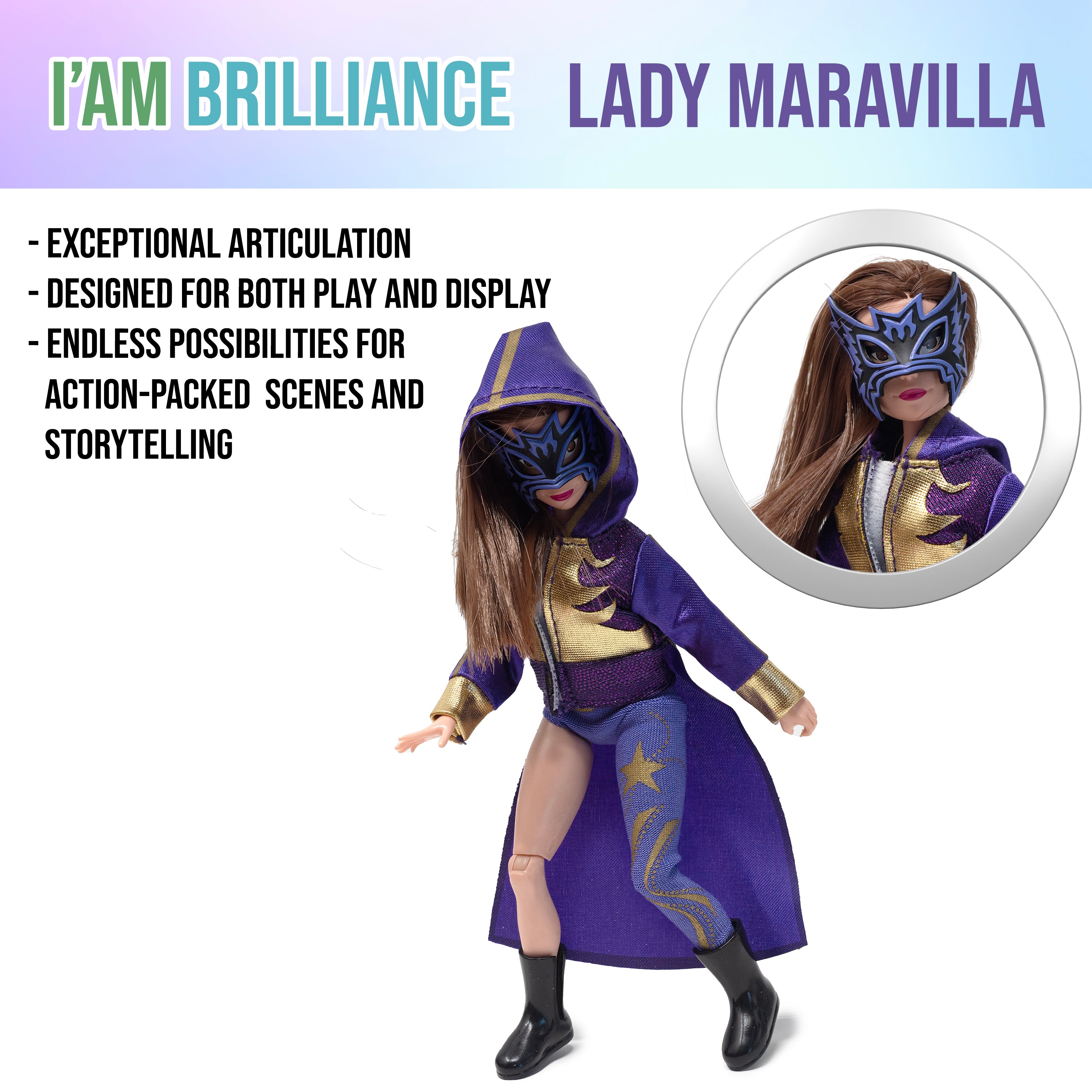 I Am Brilliance Action Doll: Lady Maravilla