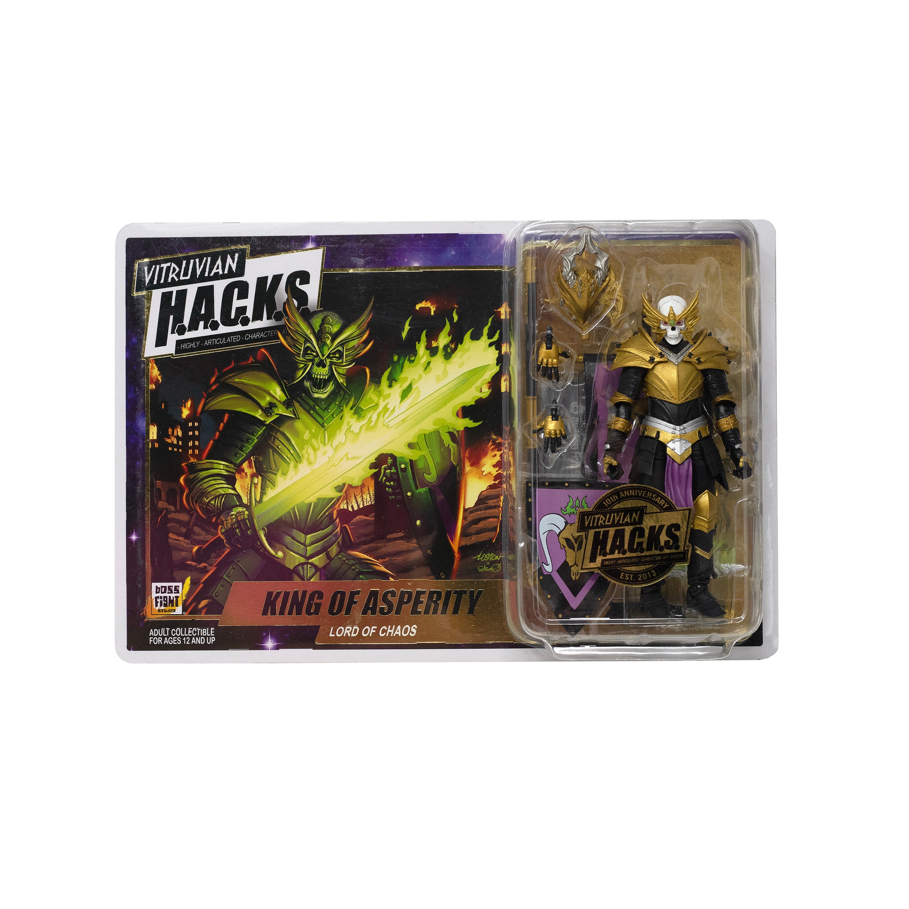 Vitruvian H.A.C.K.S. Action Figure: 10th Anniversary - King of Asperity