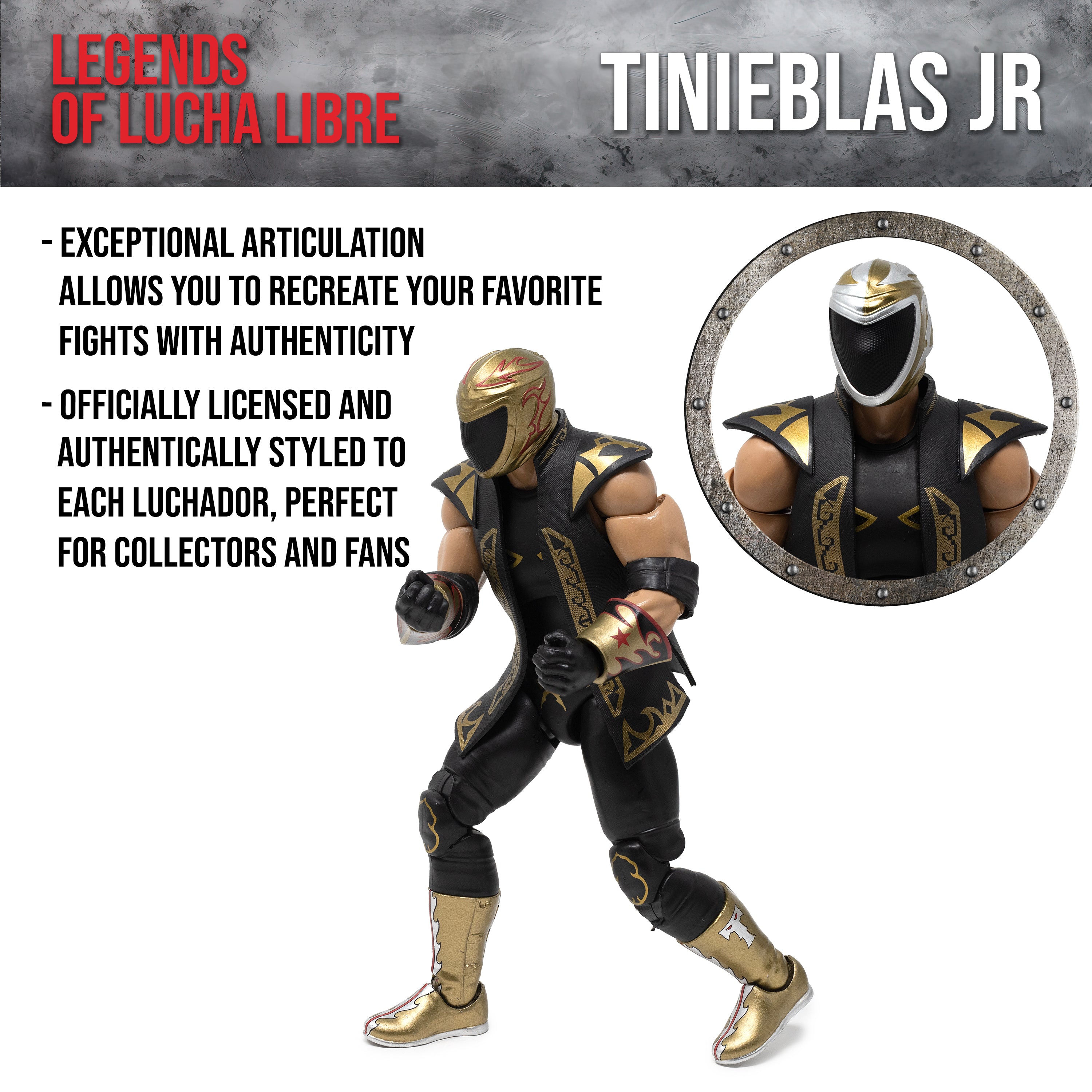 Legends of Lucha Libre Premium Action Figure: Tinieblas Jr.