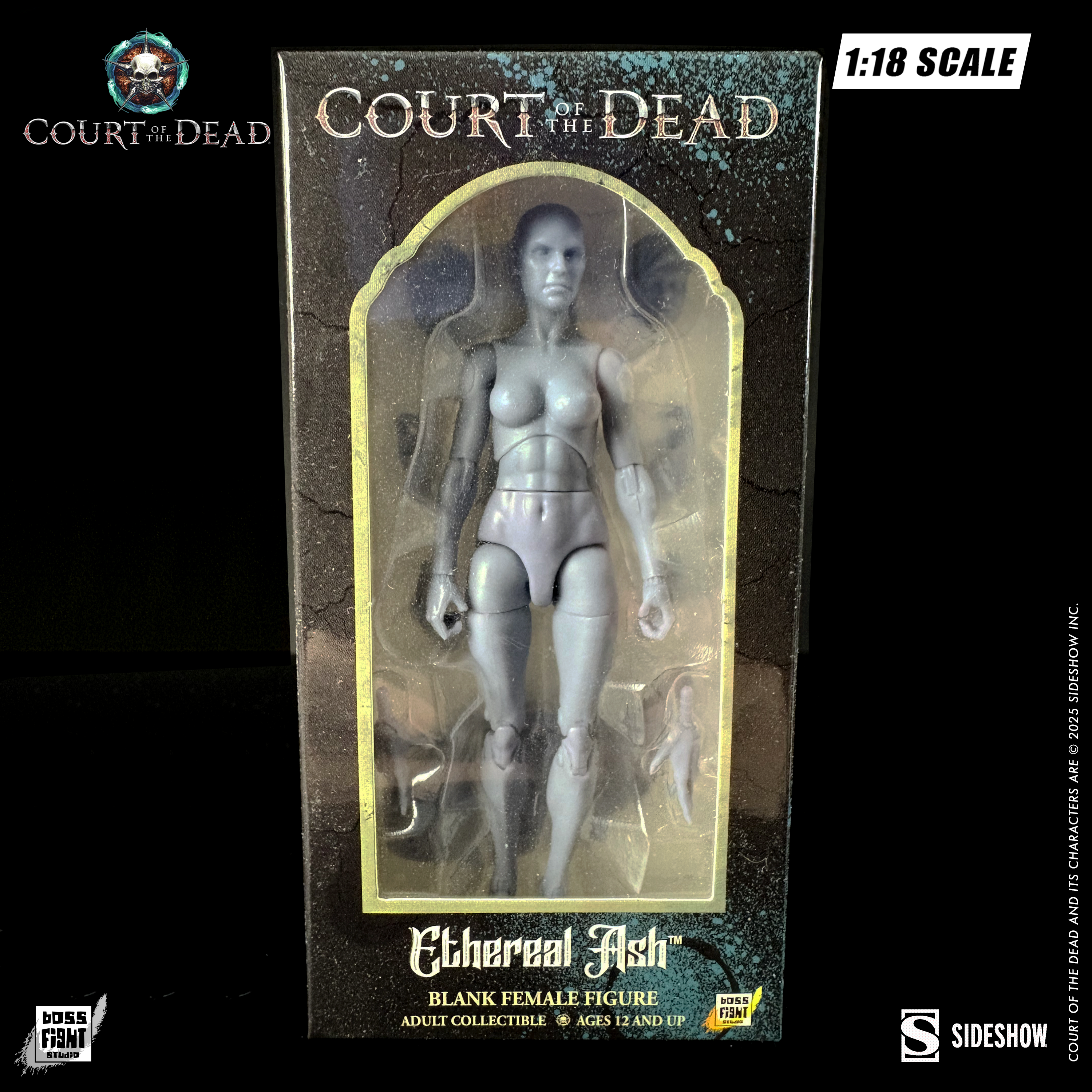Court of the Dead 1:18th Scale Action Figure Blank | Ethereal Ash Female