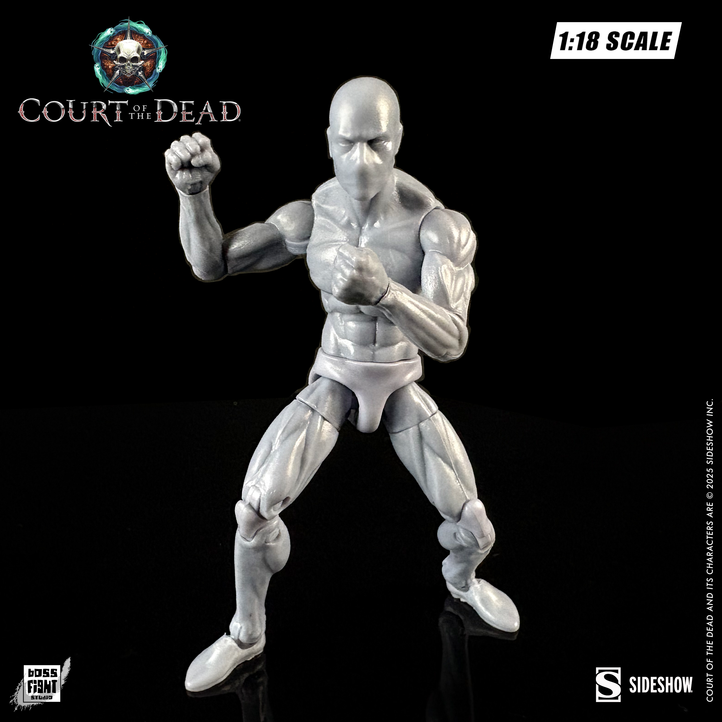 Court of the Dead 1:18th Scale Action Figure Blank | Ethereal Ash Male