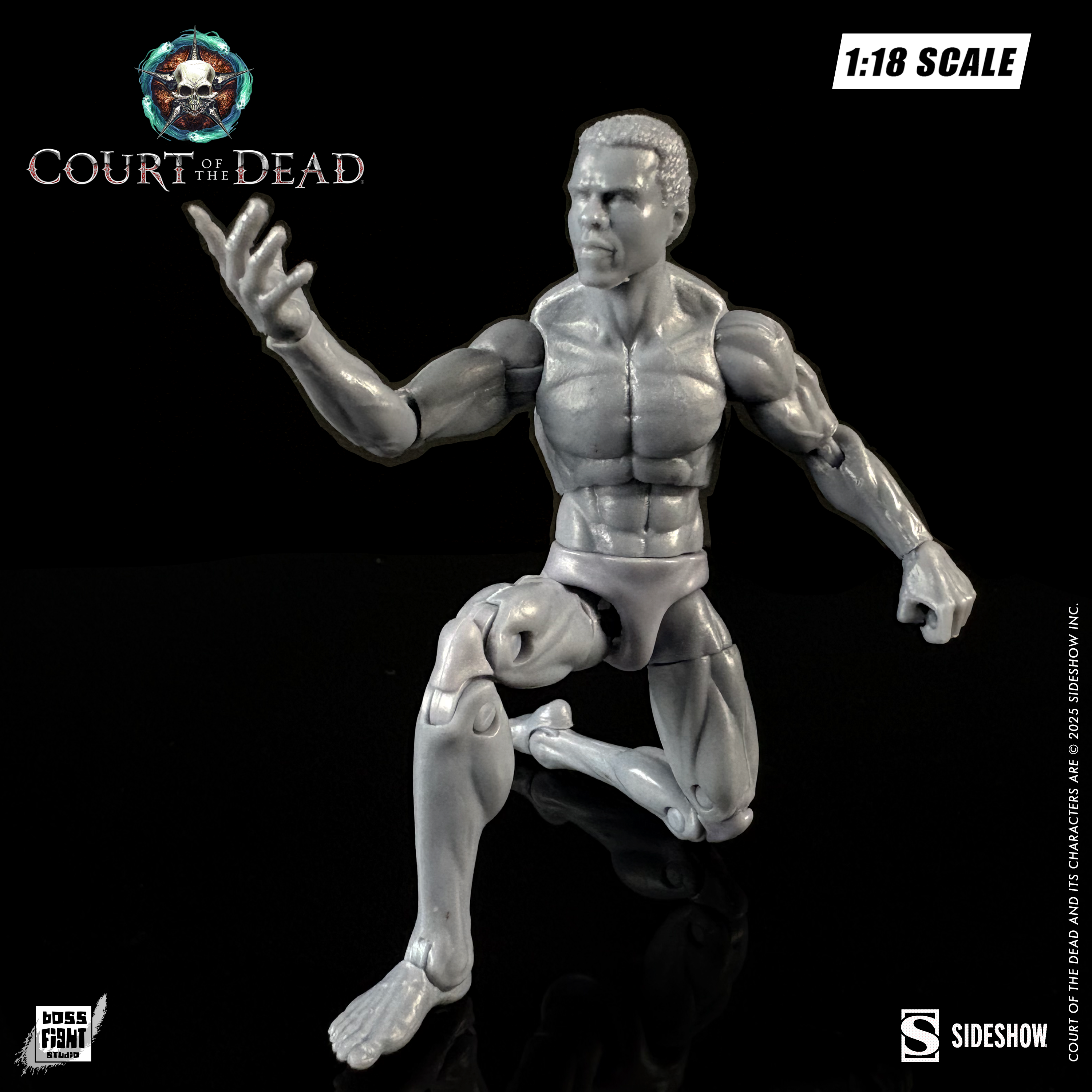 Court of the Dead 1:18th Scale Action Figure Blank | Ethereal Ash Male