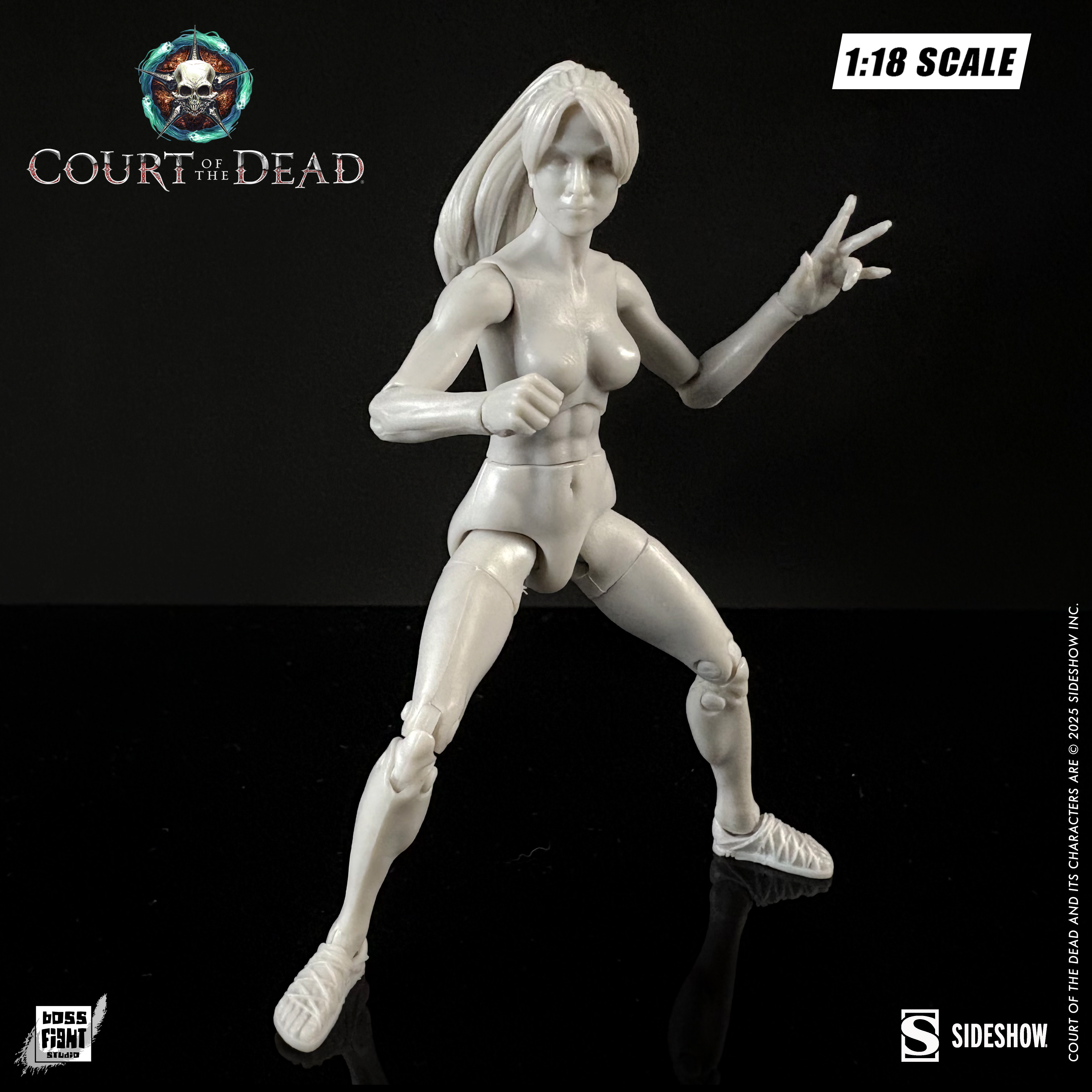Court of the Dead 1:18th Scale Action Figure Blank | Immortal Ivory Female