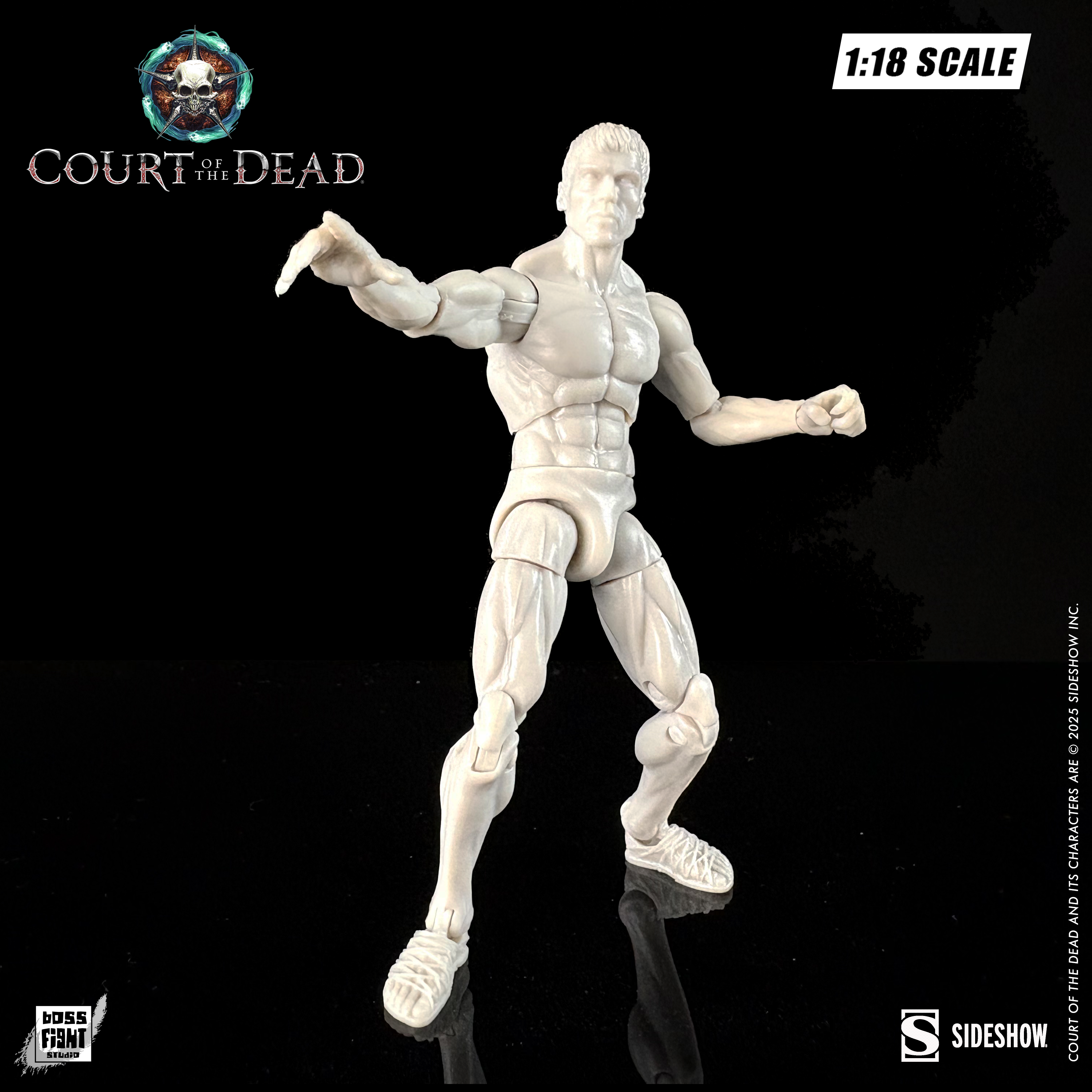 Court of the Dead 1:18th Scale Action Figure Blank | Immortal Ivory Male