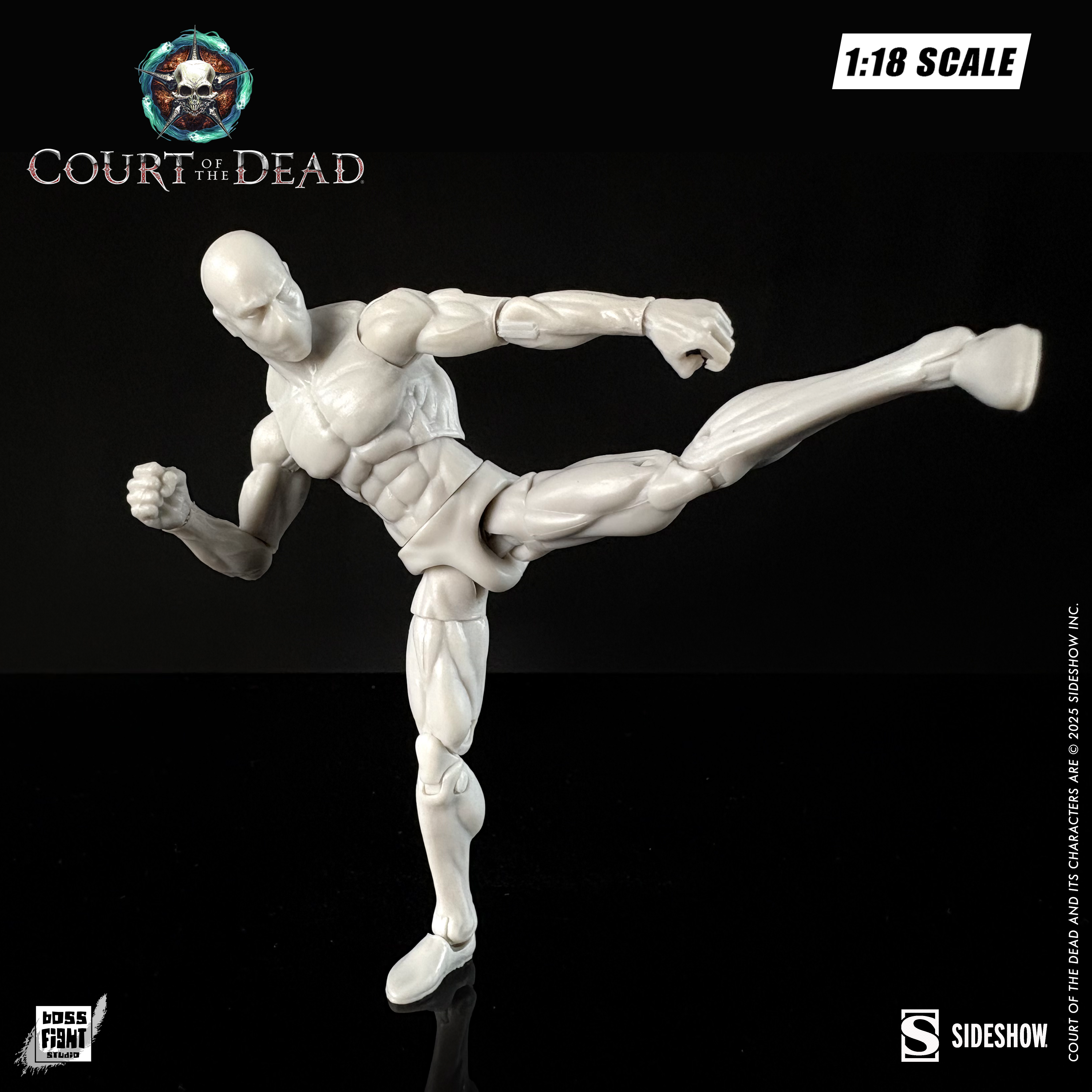 Court of the Dead 1:18th Scale Action Figure Blank | Immortal Ivory Male