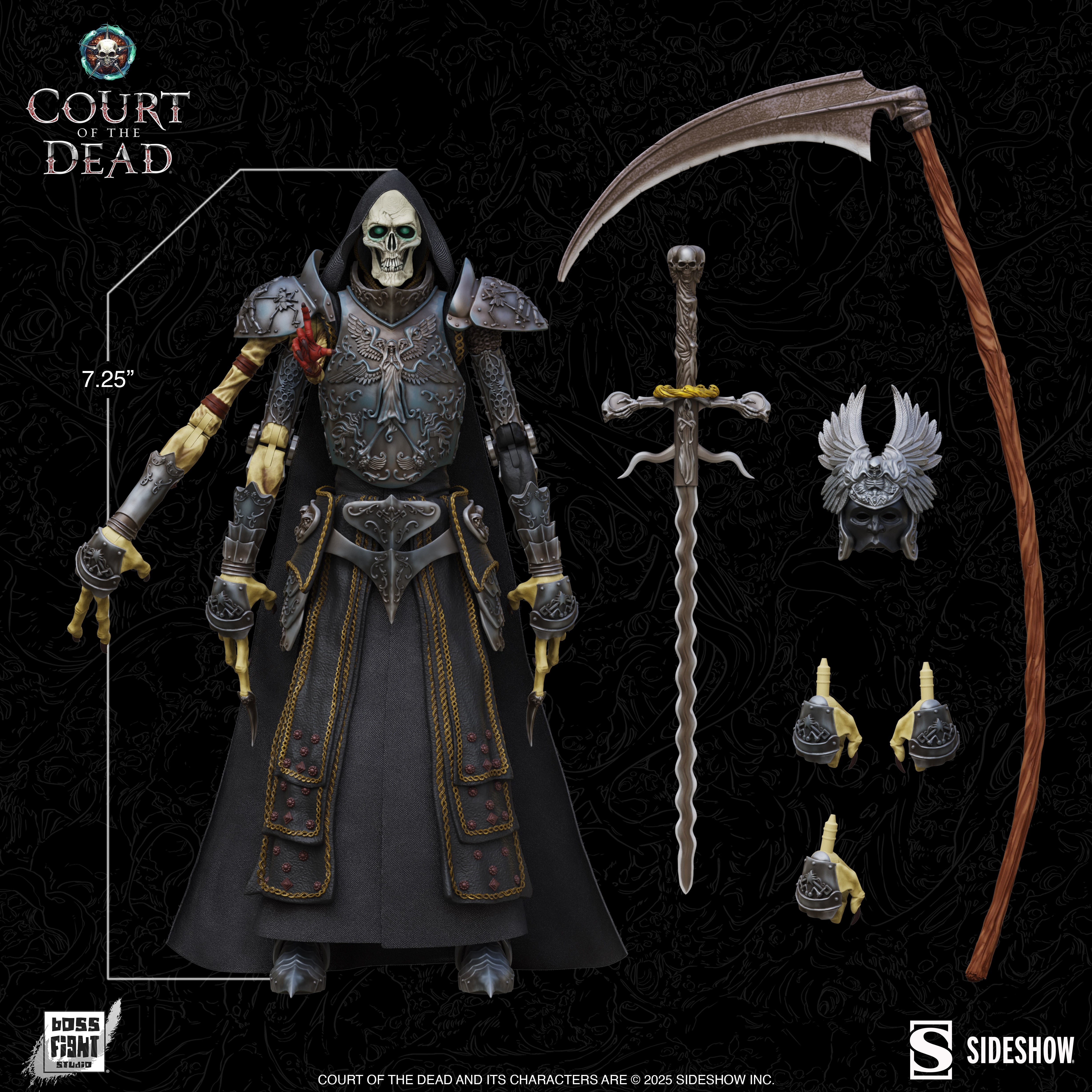 Court of the Dead 1:12th Scale Action Figure | Demithyle: The Reaper General