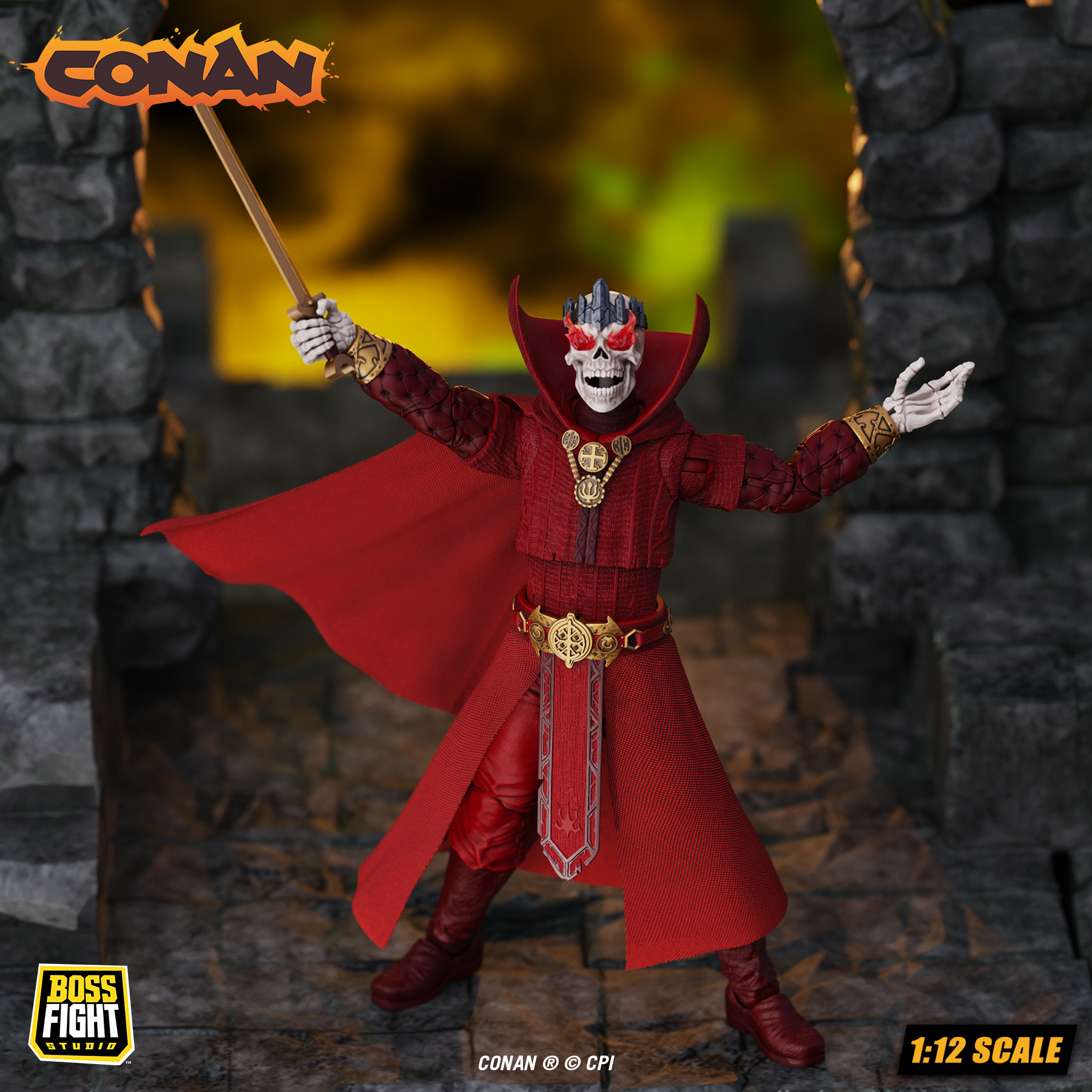 Epic H.A.C.K.S. 1:12 Conan | Thulsa Doom: Undead Sorcerer