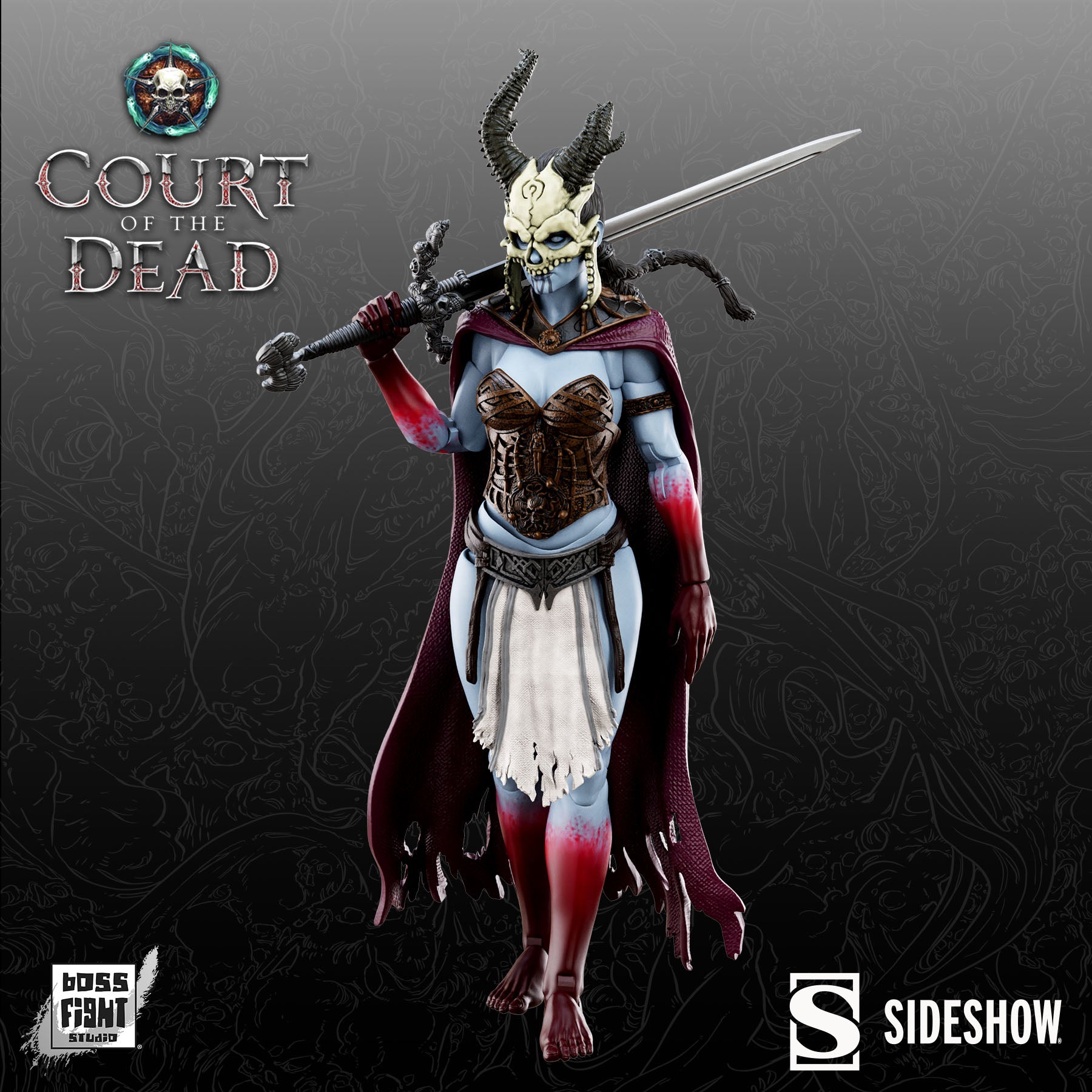 Court of the Dead 1:12th Scale Action Figure | Kier: Death’s Warbringer