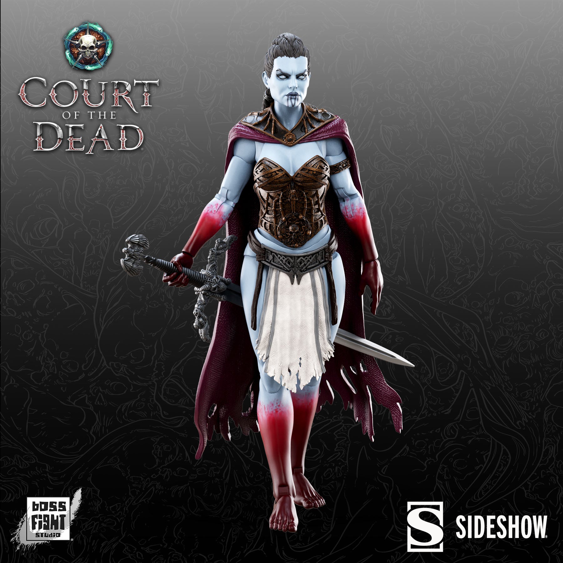 Court of the Dead 1:12th Scale Action Figure | Kier: Death’s Warbringer