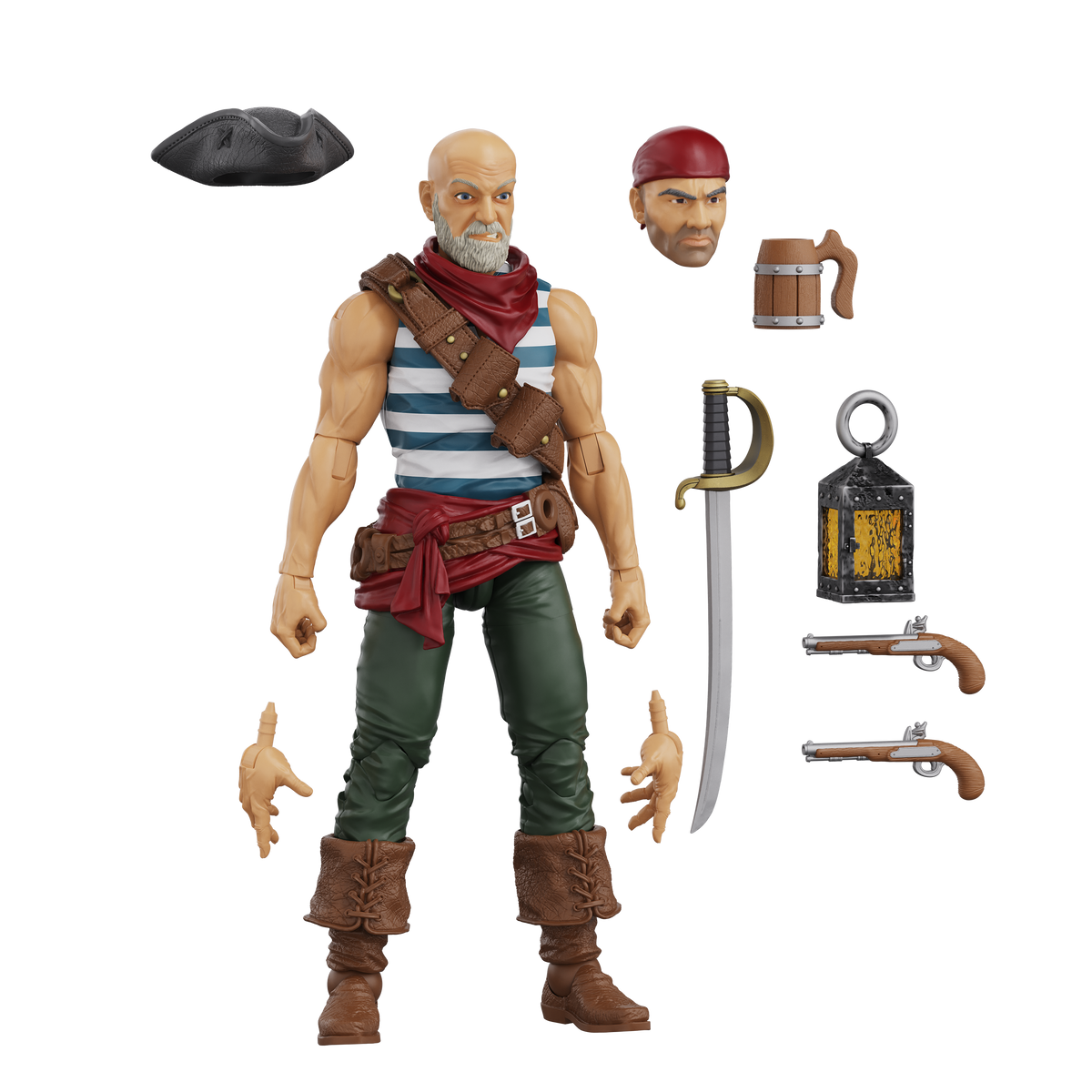 Hero H.A.C.K.S. Core Wave 1 Action Figure - Daniel Wright: Pirate Quartermaster