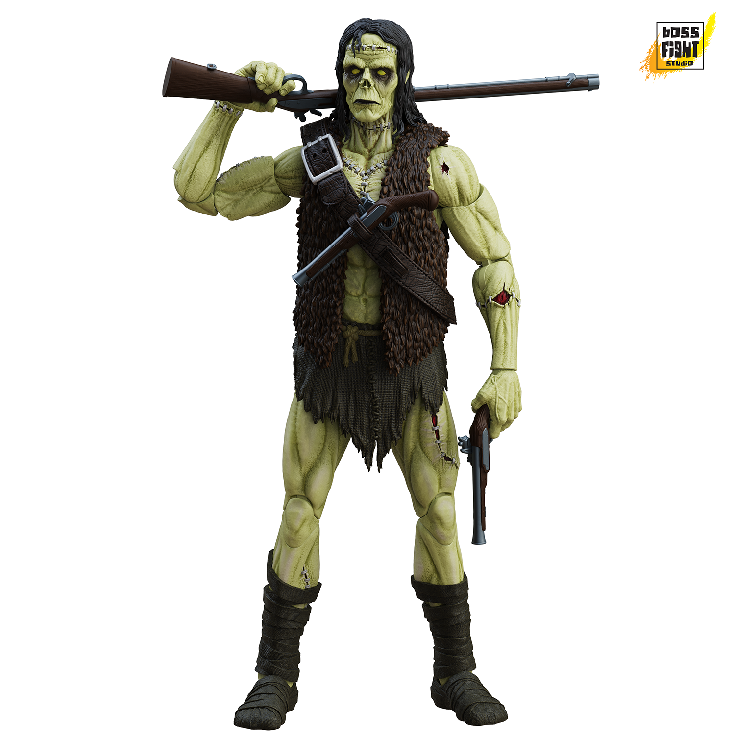 Epic H.A.C.K.S. Creatures 1:12 Scale Action Figure Wave 1 | Frankenstein’s Monster: Undead Creature