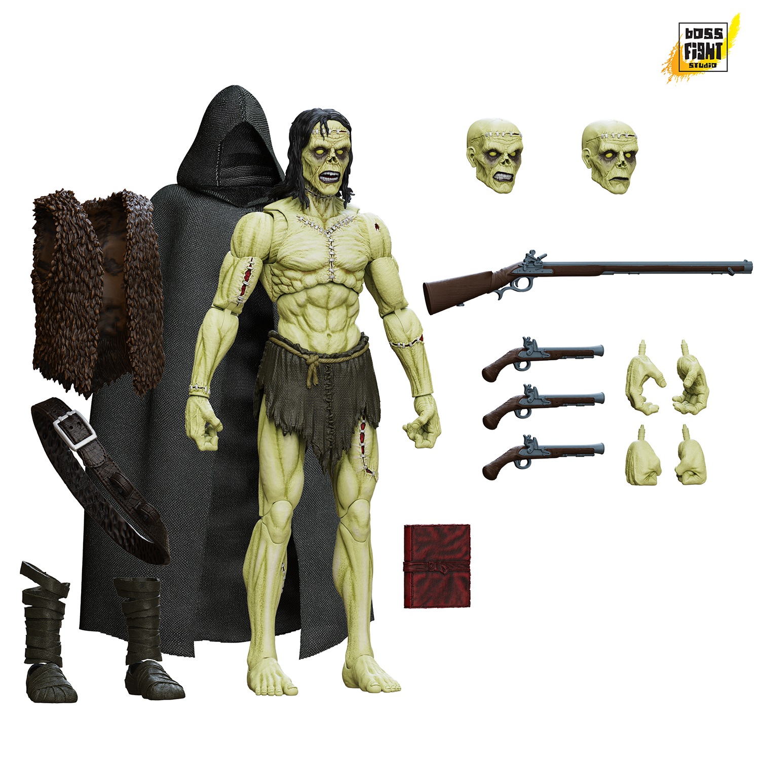Epic H.A.C.K.S. Creatures 1:12 Scale Action Figure Wave 1 | Frankenstein’s Monster: Undead Creature