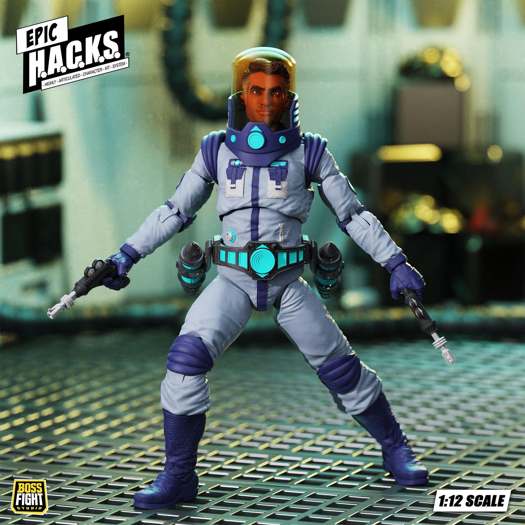 Epic H.A.C.K.S. Core 1:12 Scale Wave 2 Action Figure | Rand Arora: Gamma Squad Leader