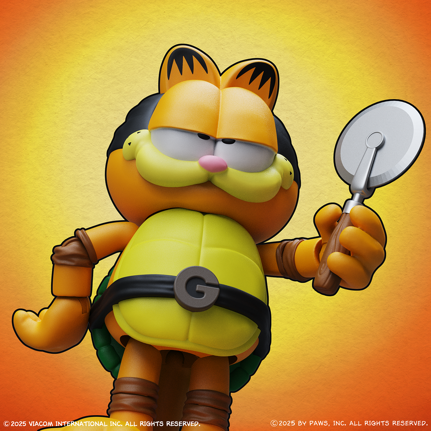 Garfield x Teenage Mutant Ninja Turtles | Garfello and Sidekick Odie 2pk
