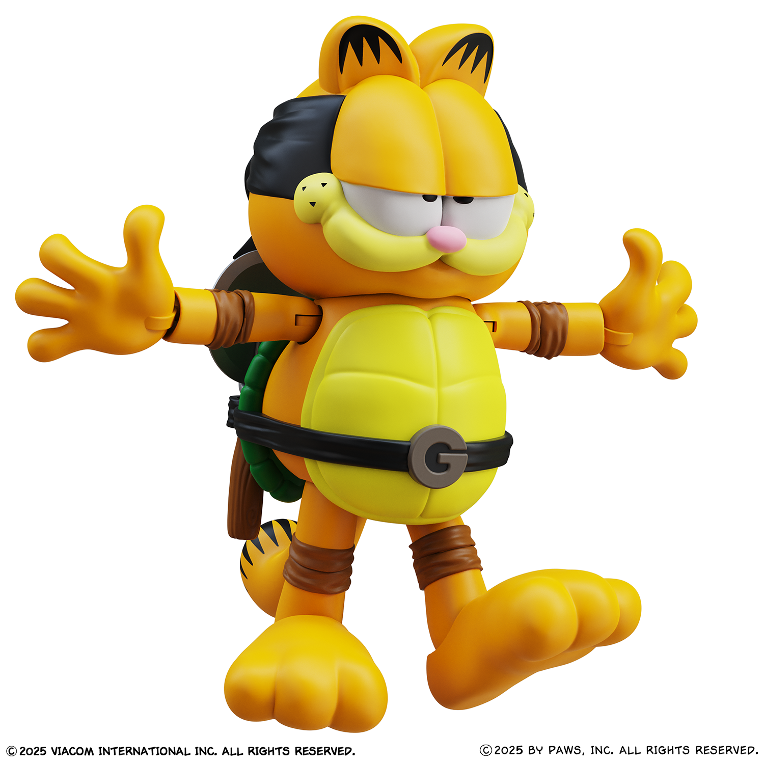Garfield x Teenage Mutant Ninja Turtles | Garfello and Sidekick Odie 2pk