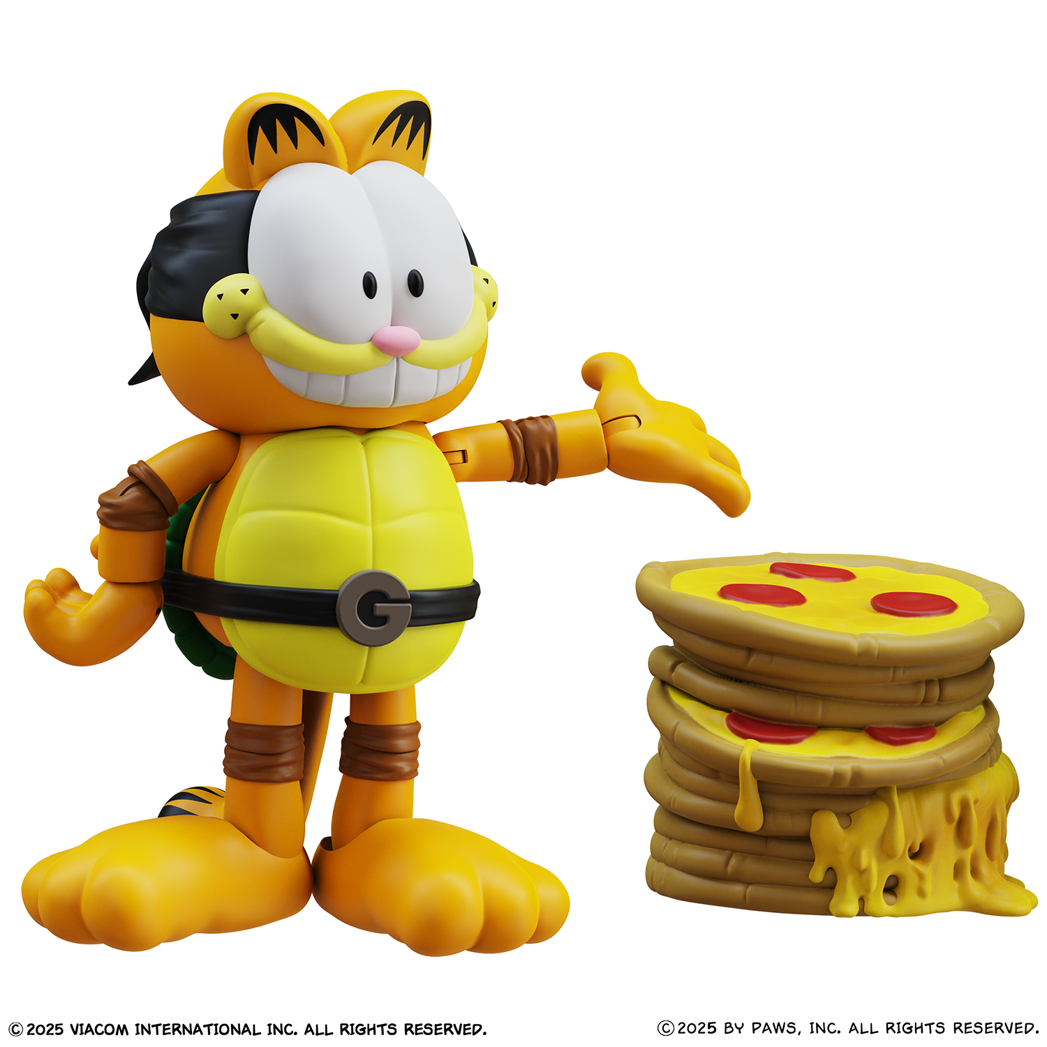 Garfield x Teenage Mutant Ninja Turtles | Garfello and Sidekick Odie 2pk