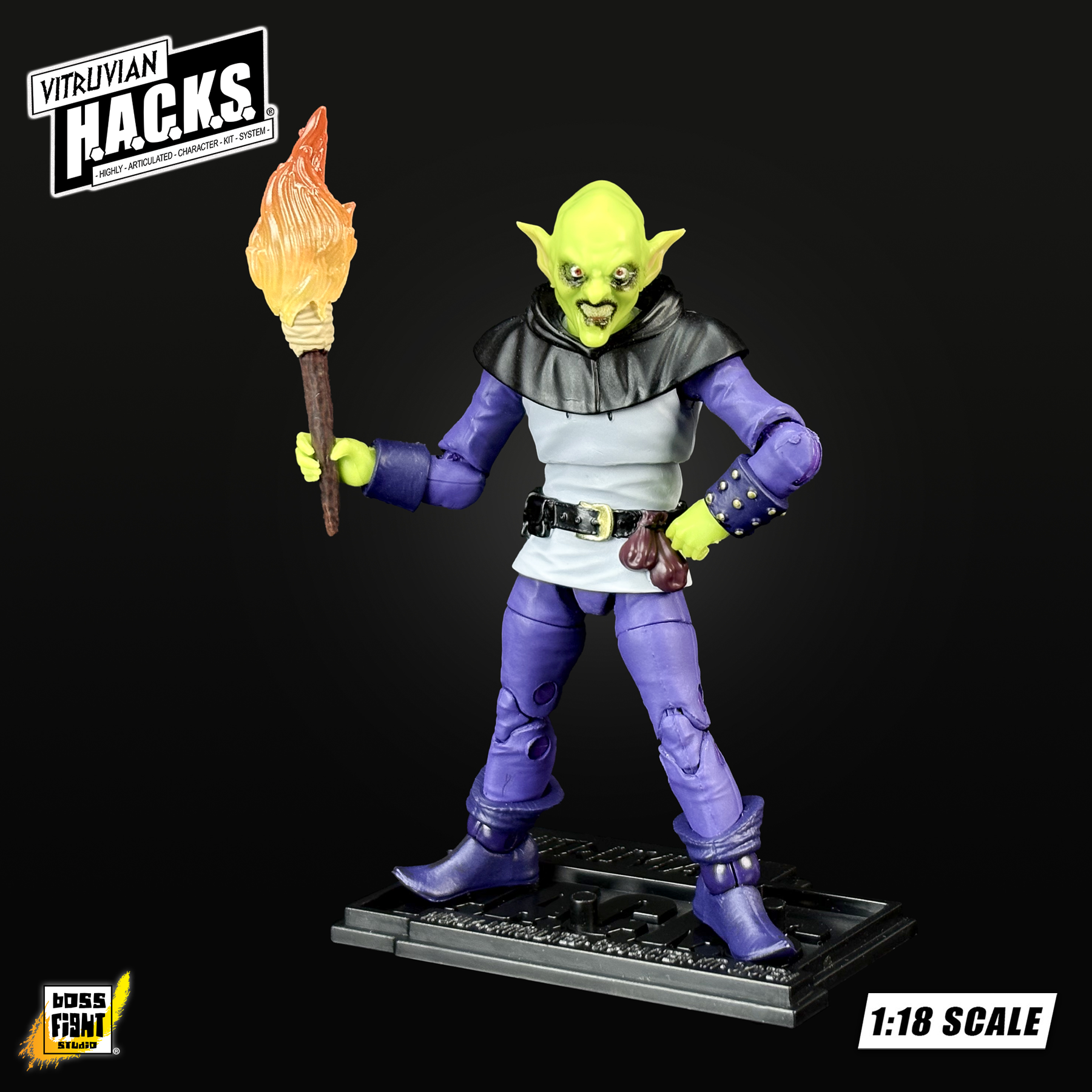 Vitruvian H.A.C.K.S. Action Figure - O'Grung Gang (Goblin Ransacker)
