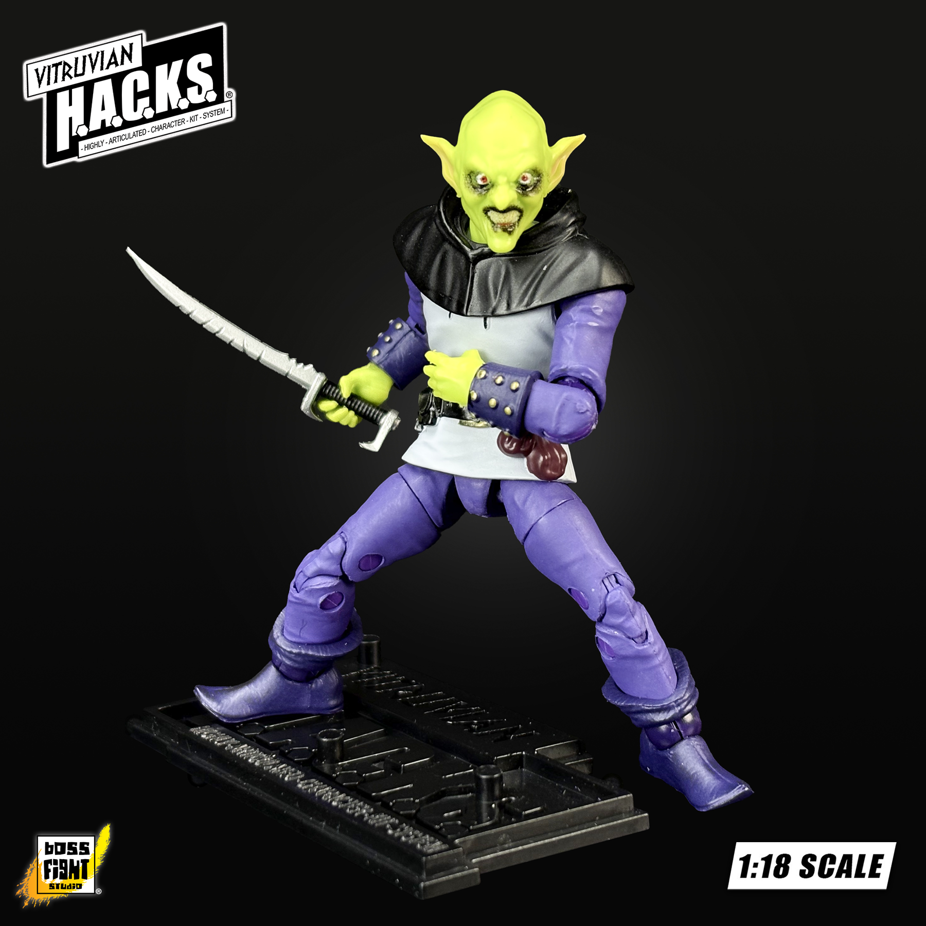 Vitruvian H.A.C.K.S. Action Figure - O'Grung Gang (Goblin Ransacker)