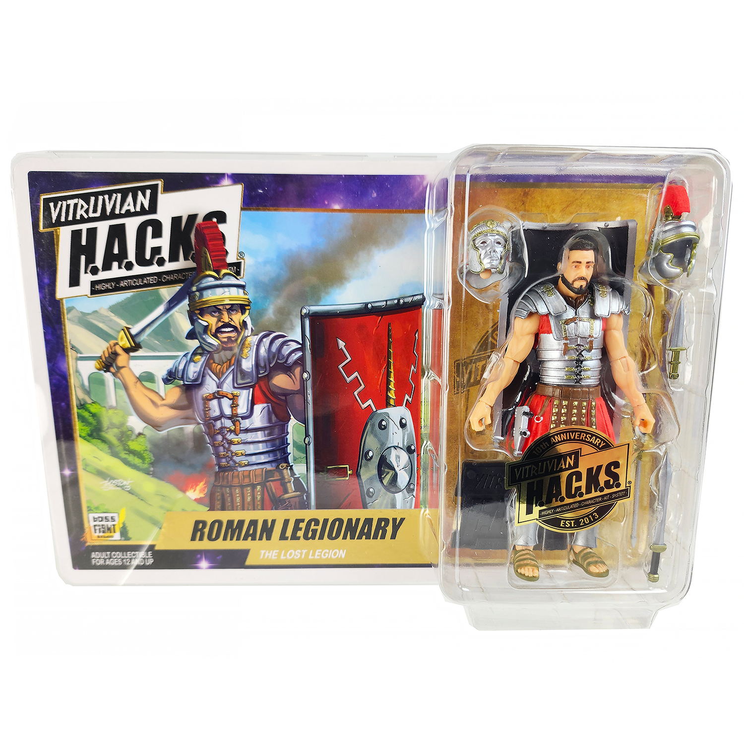Vitruvian H.A.C.K.S. Action Figure – Roman Legionary, 10th Anniversary Edition