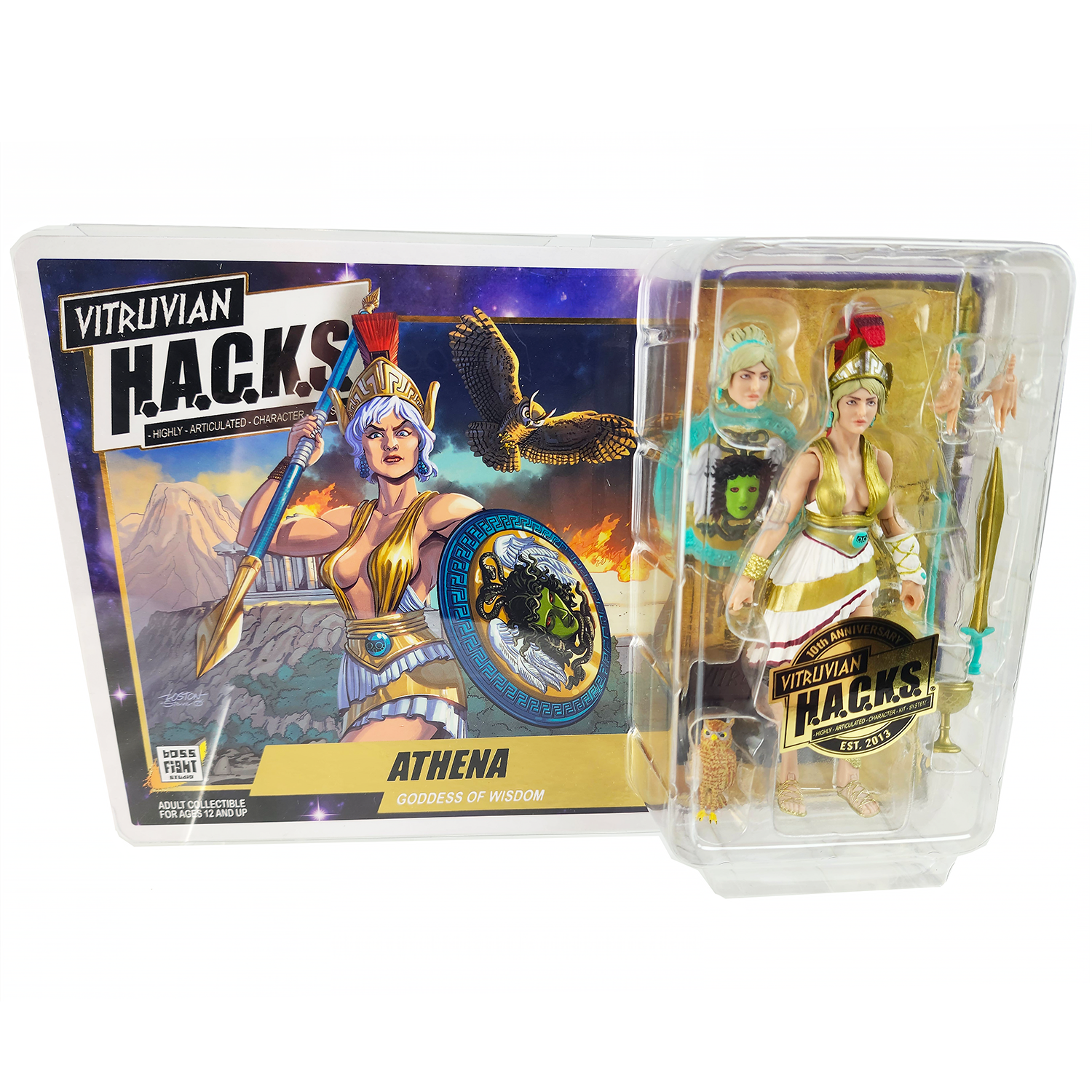 Vitruvian H.A.C.K.S. Action Figure – Athena, 10th Anniversary Edition