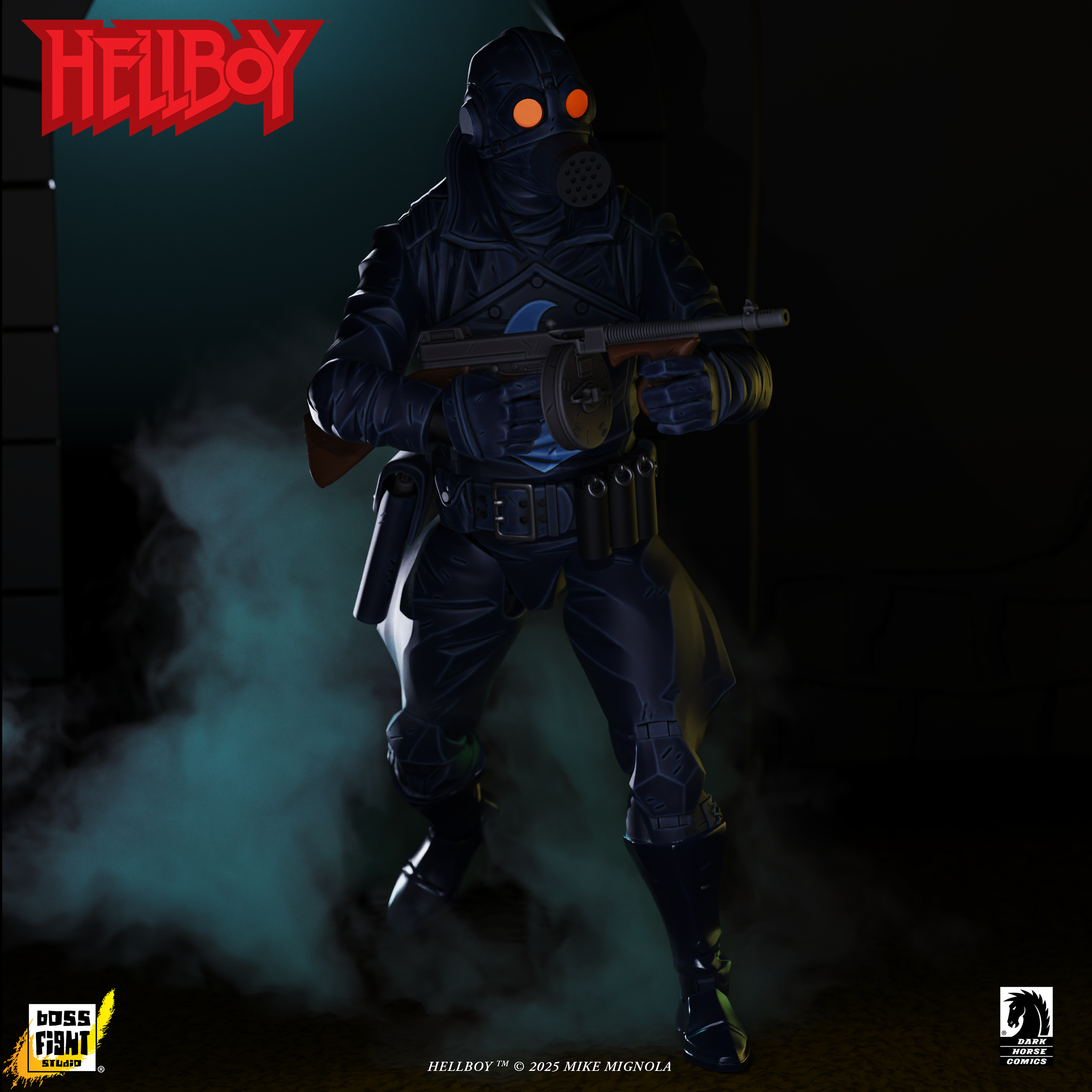 Hellboy 1:12 Scale Action Figures Wv1 | Lobster Johnson (The Iron Prometheus)