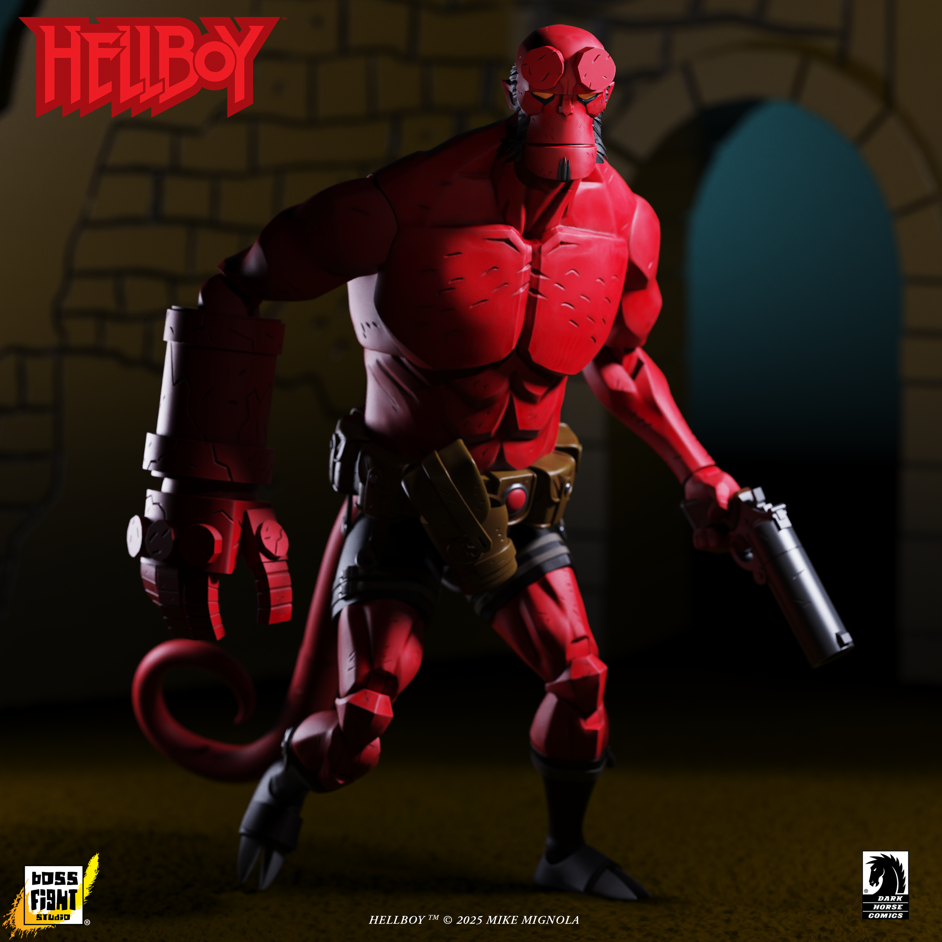 Hellboy 1:12 Scale Action Figures Wv1 | Hellboy (Box Full of Evil)