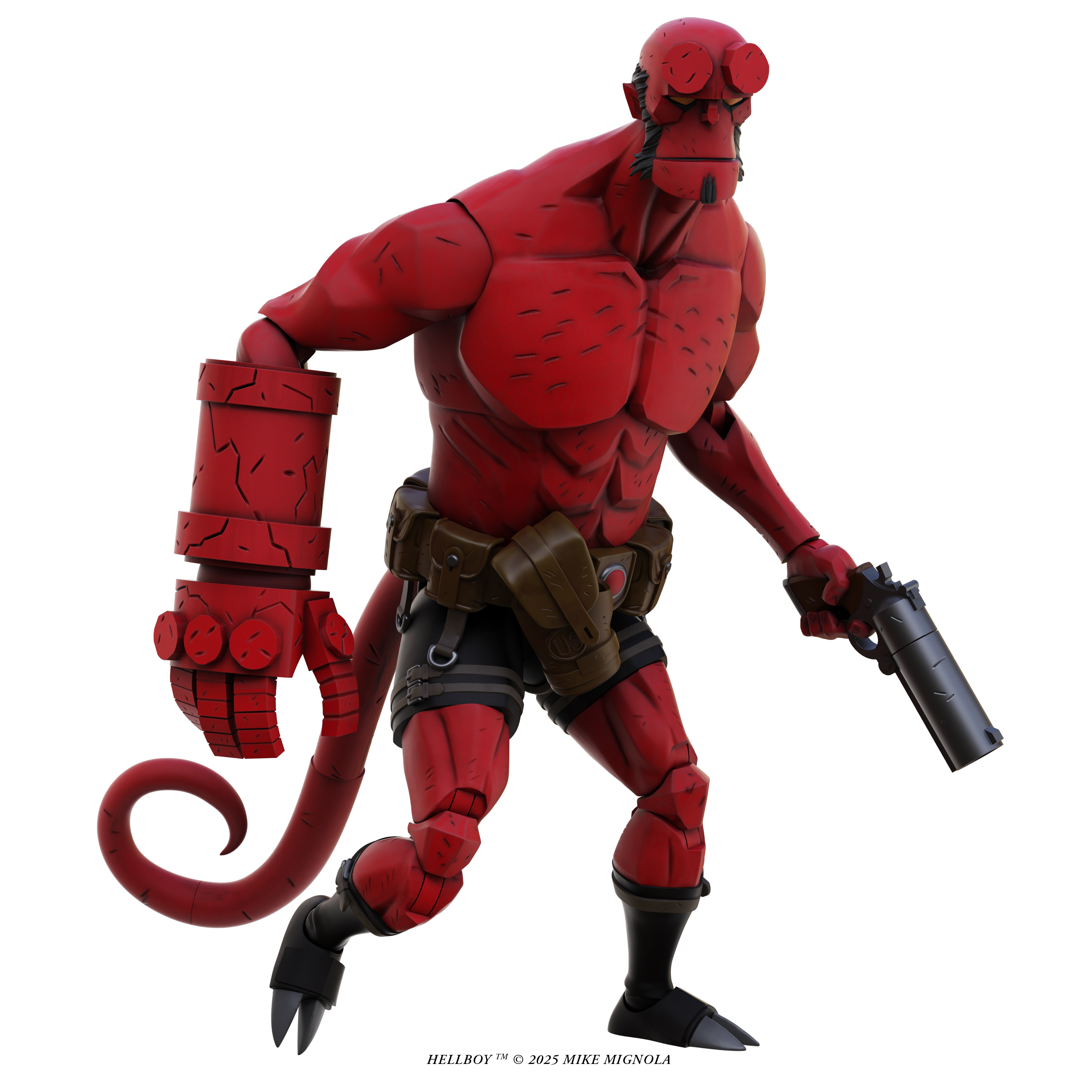 Hellboy 1:12 Scale Action Figures Wv1 | Hellboy (Box Full of Evil)