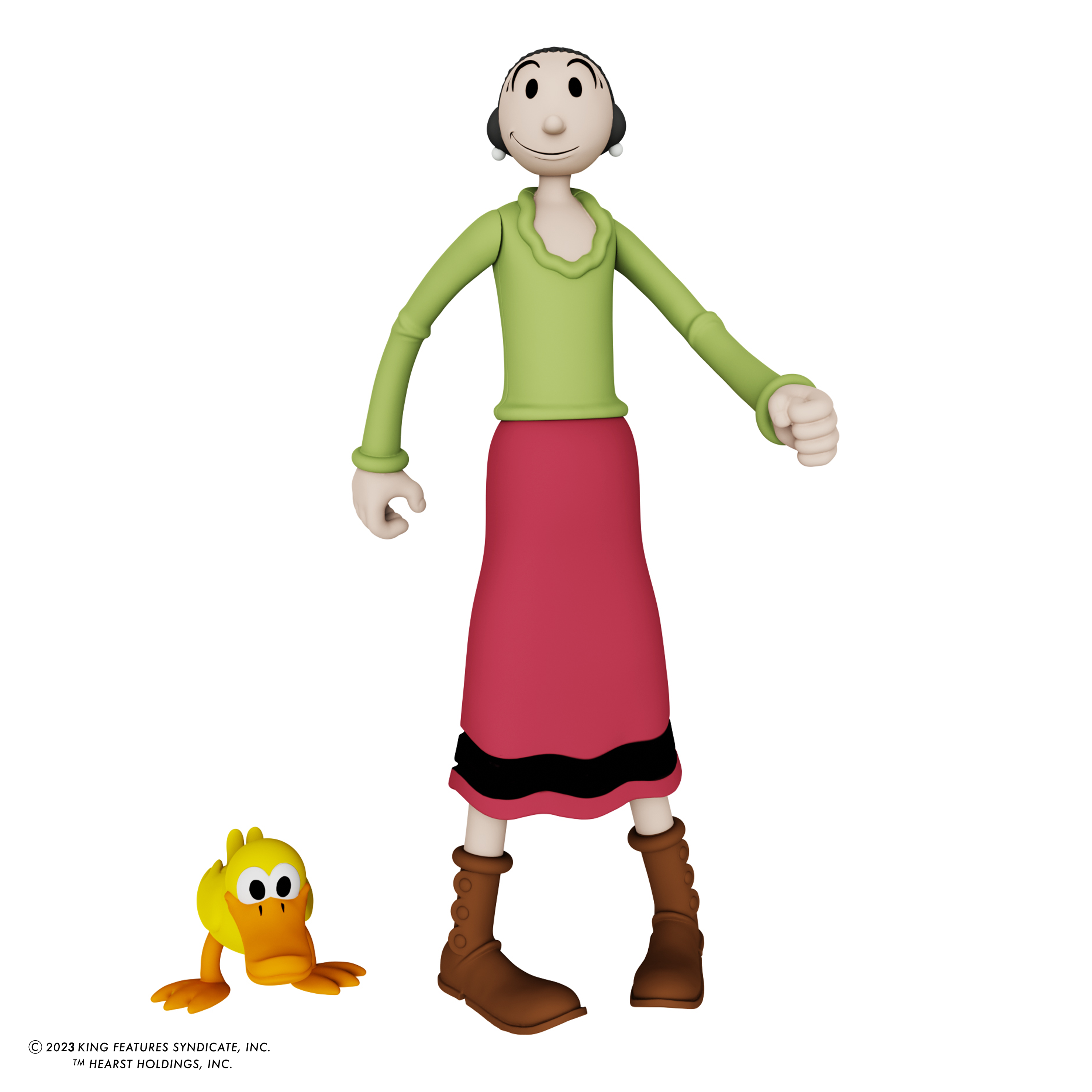 Power Stars Action Figure: Olive Oyl