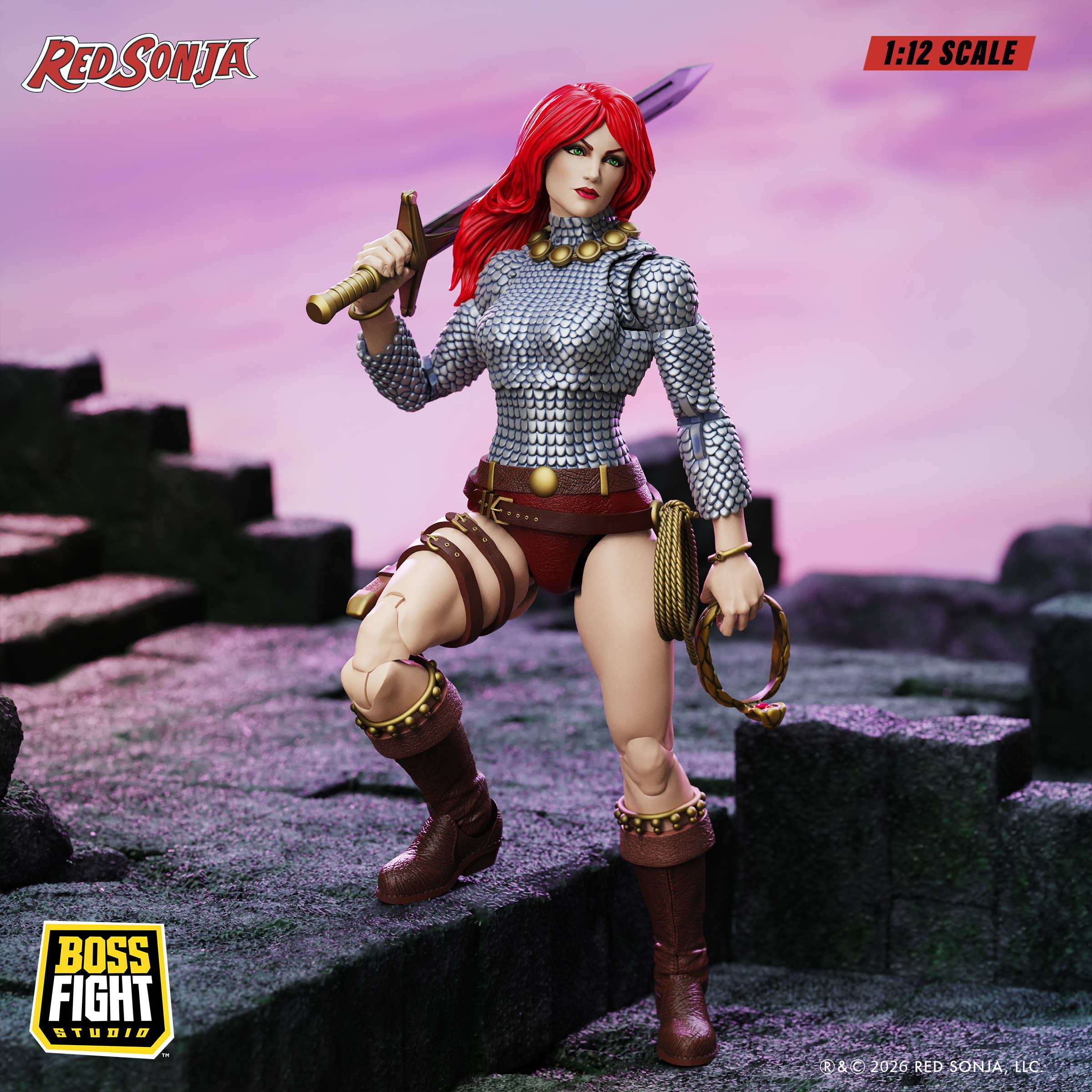 Red Sonja: Immortal Red Sonja 1:12 Scale Epic H.A.C.K.S. Action Figure