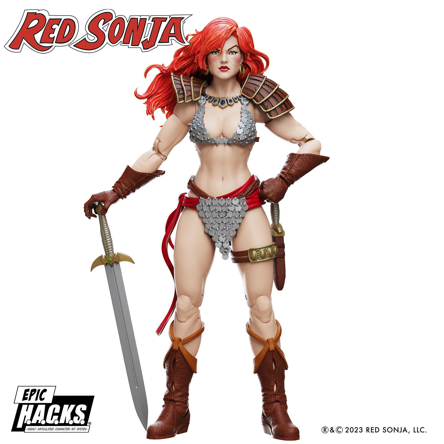 Red Sonja 1:12 Scale Epic H.A.C.K.S. Action Figure