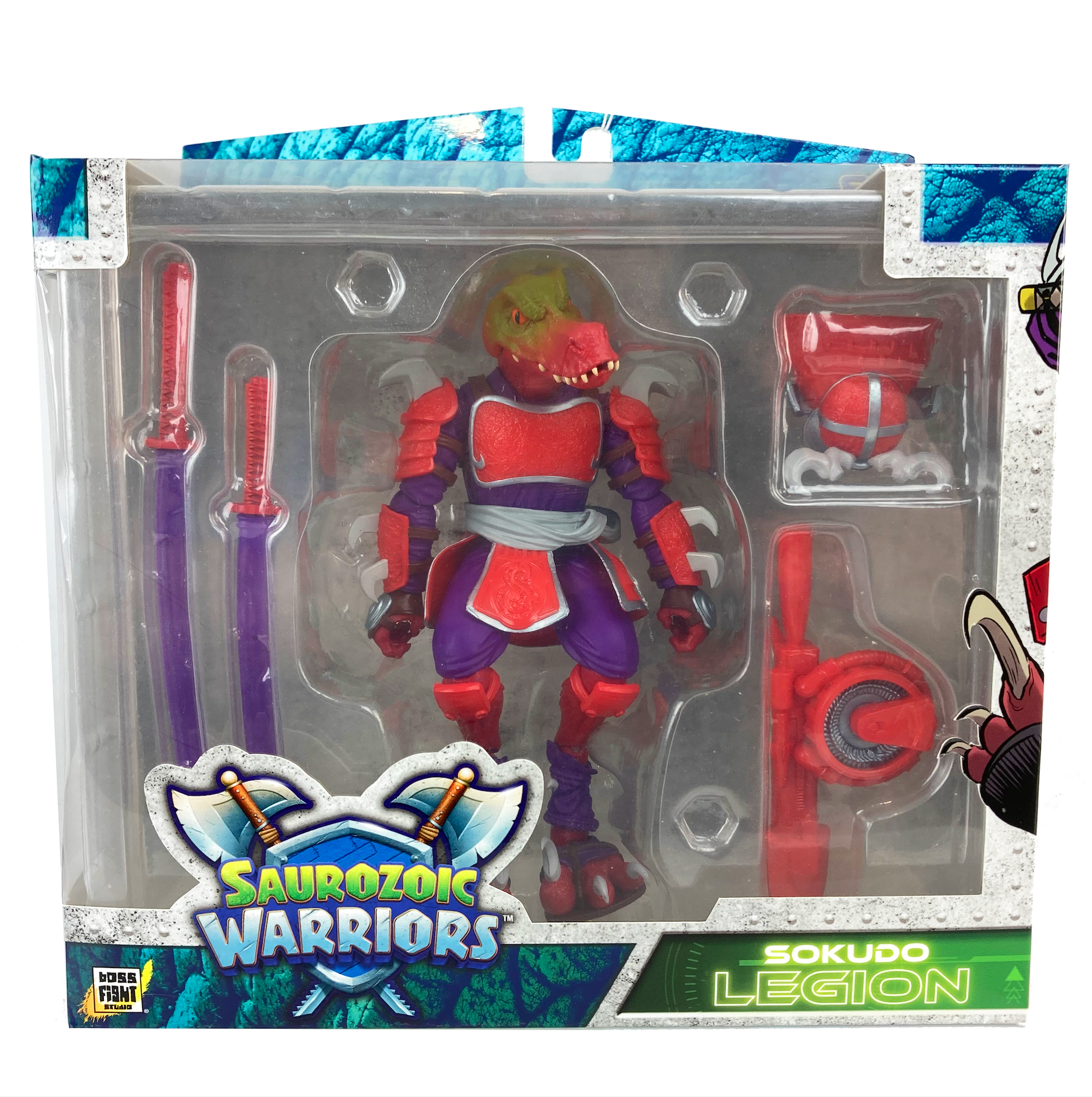 Saurozoic Warriors Action Figure: Sokudo Legion Raptor / Samurai